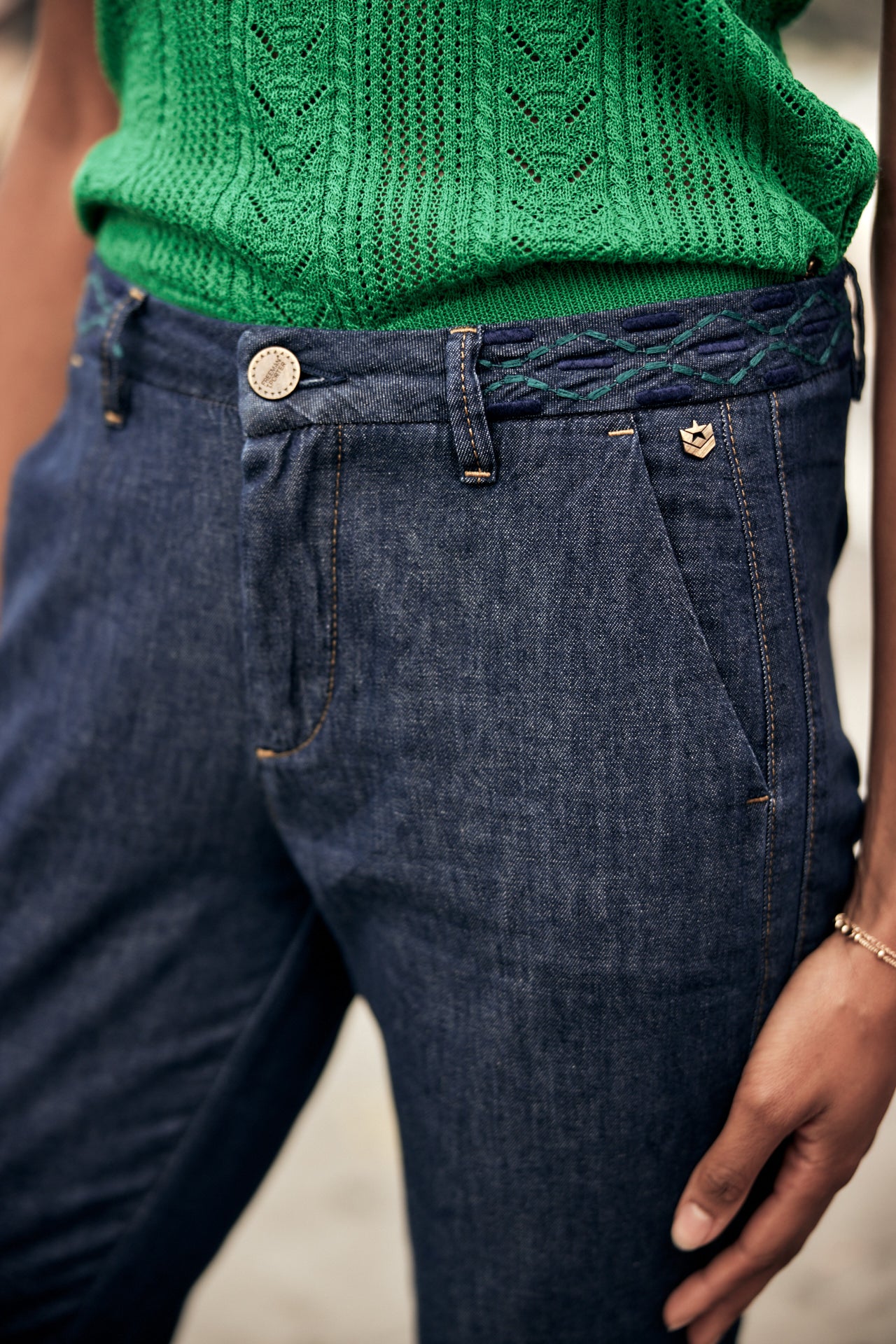 Jeans City Slim Femme Claudia Denim manzana dark | Freeman T. Porter