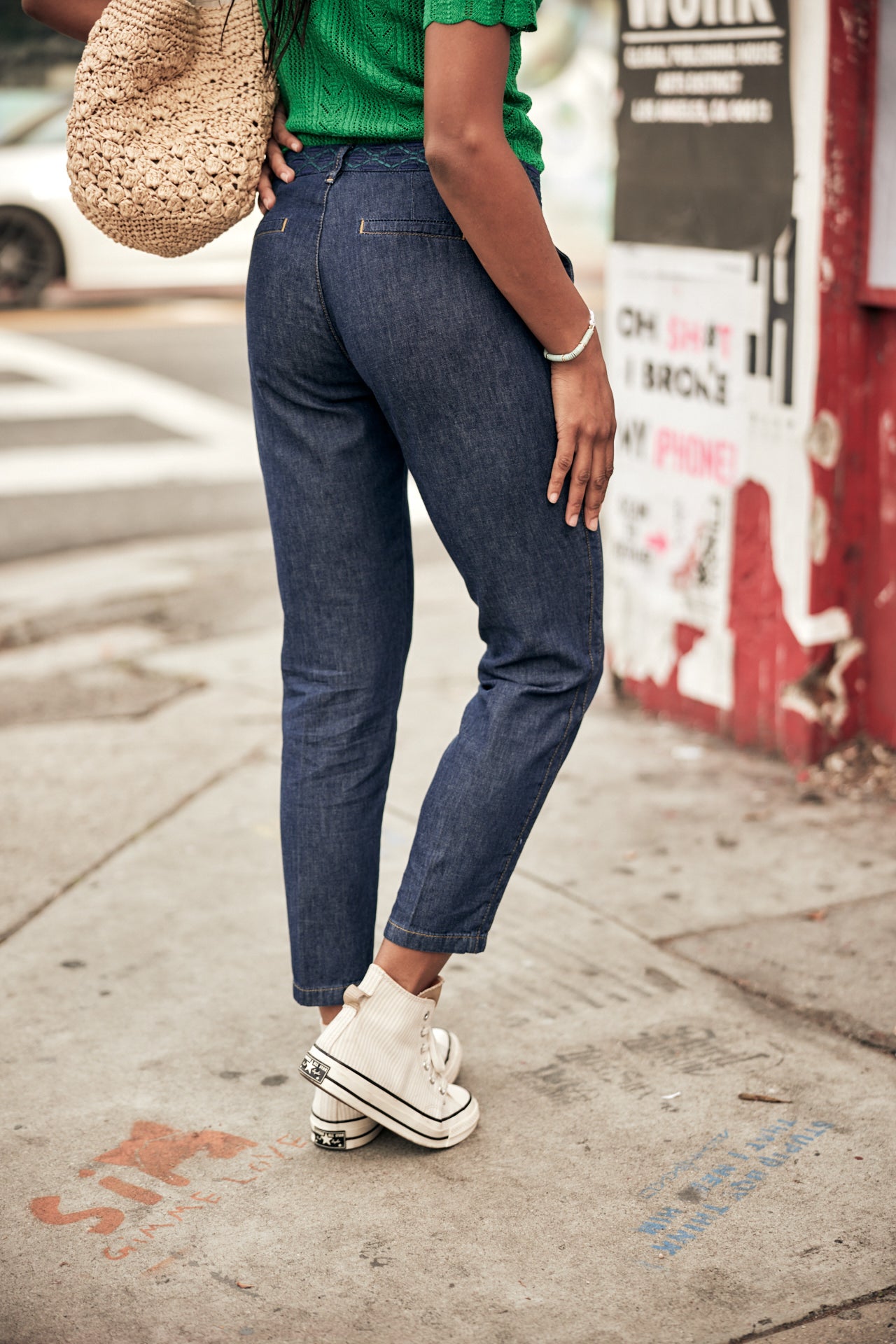 Jeans City Slim Femme Claudia Denim manzana dark | Freeman T. Porter