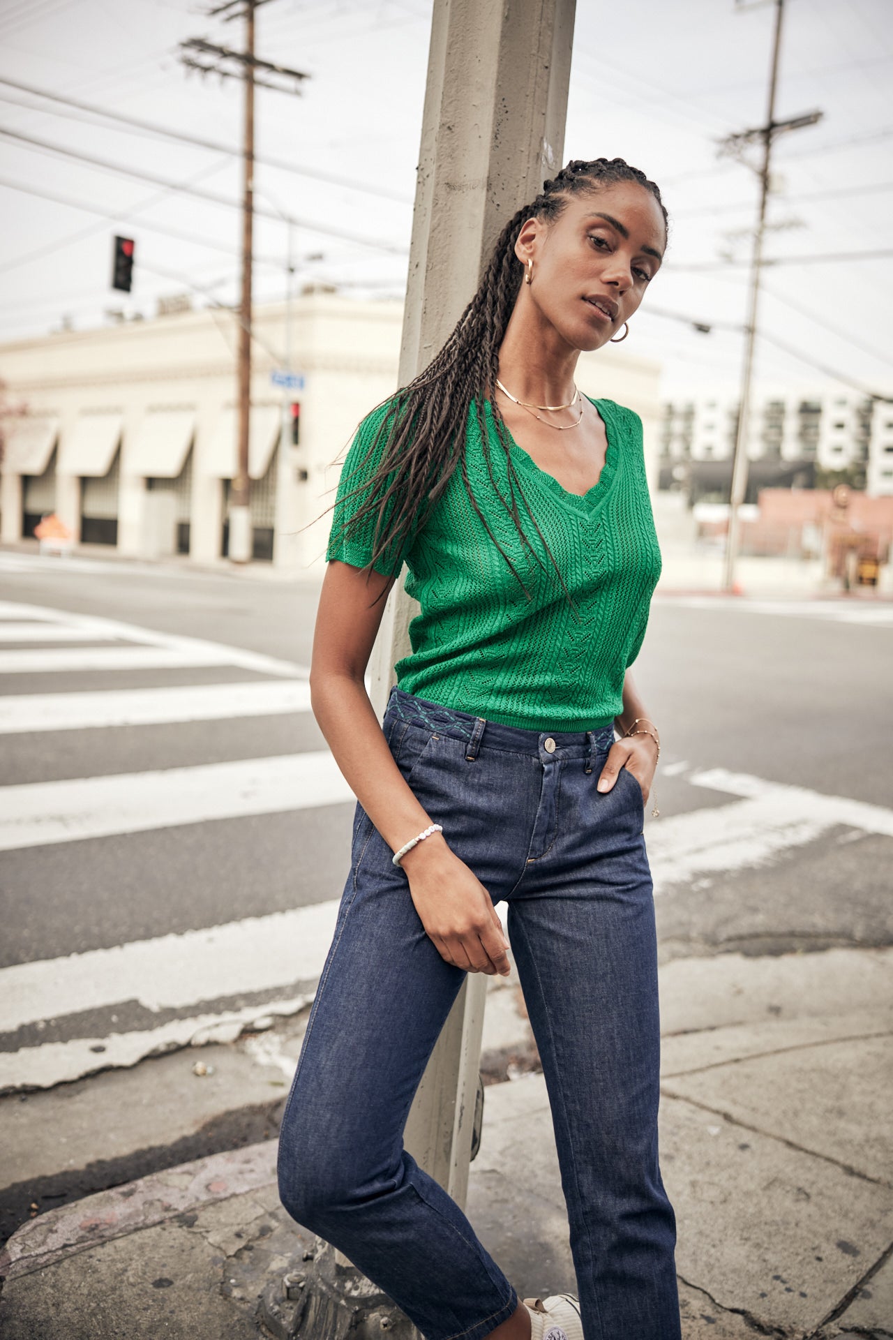 Jeans City Slim Femme Claudia Denim manzana dark | Freeman T. Porter