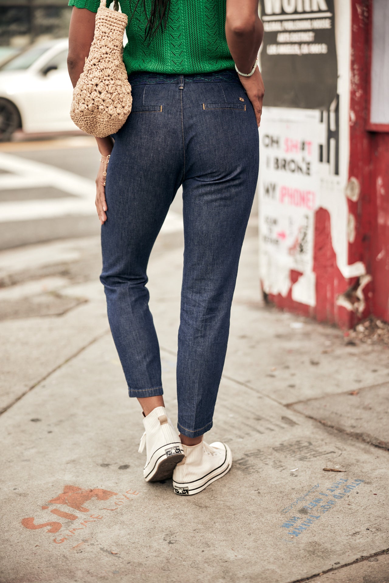 Jeans City Slim Femme Claudia Denim manzana dark | Freeman T. Porter
