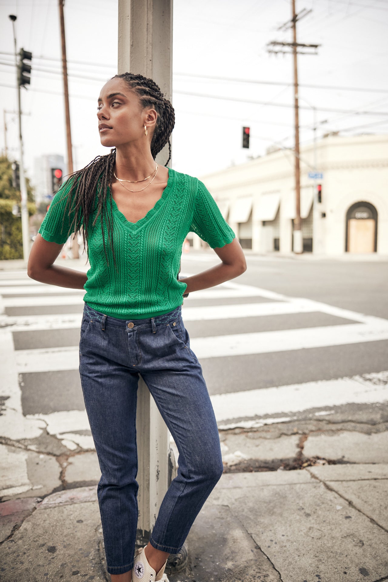 Jeans City Slim Femme Claudia Denim manzana dark | Freeman T. Porter