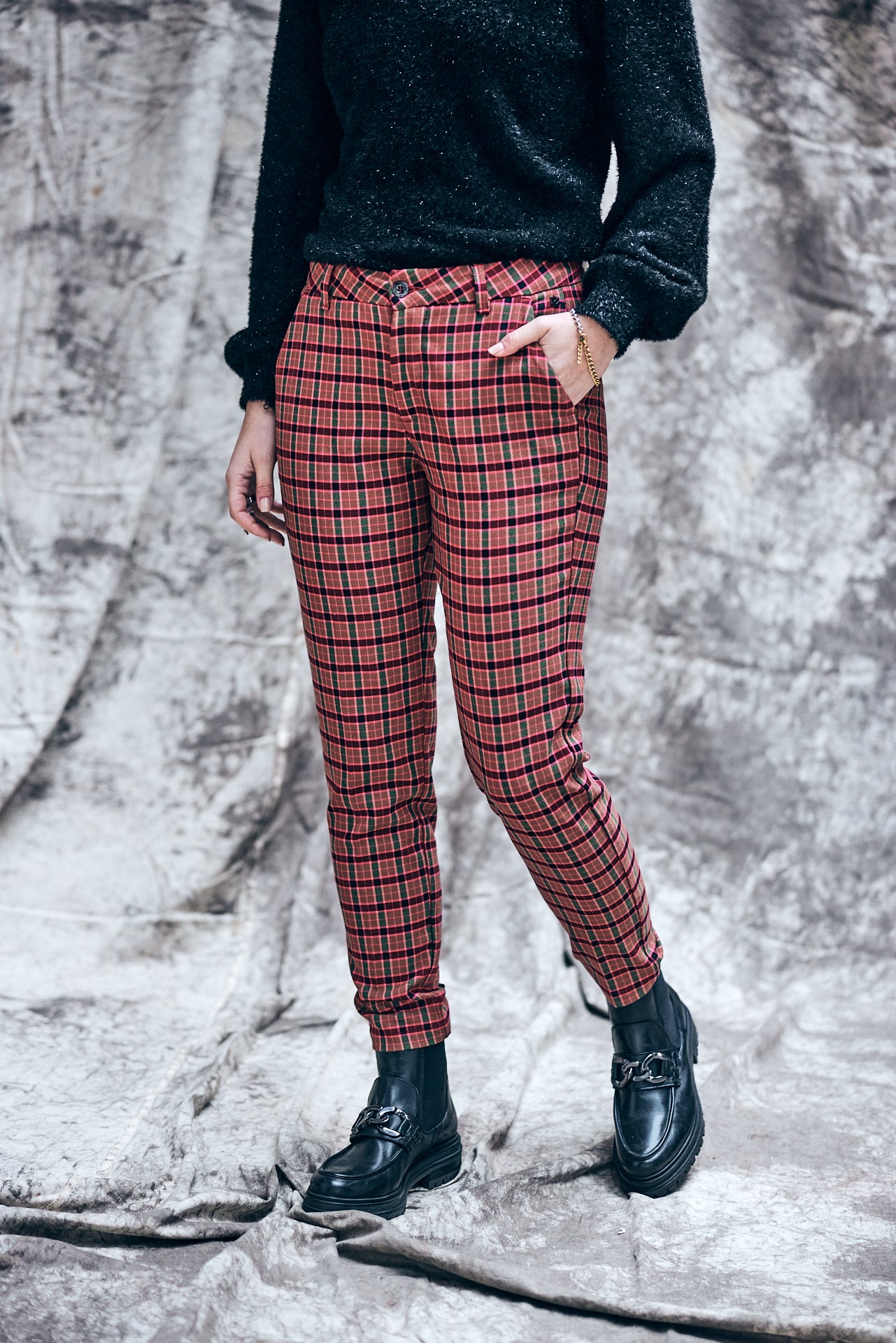 Pantalon city slim Femme Claudia Biggy original | Freeman T. Porter
