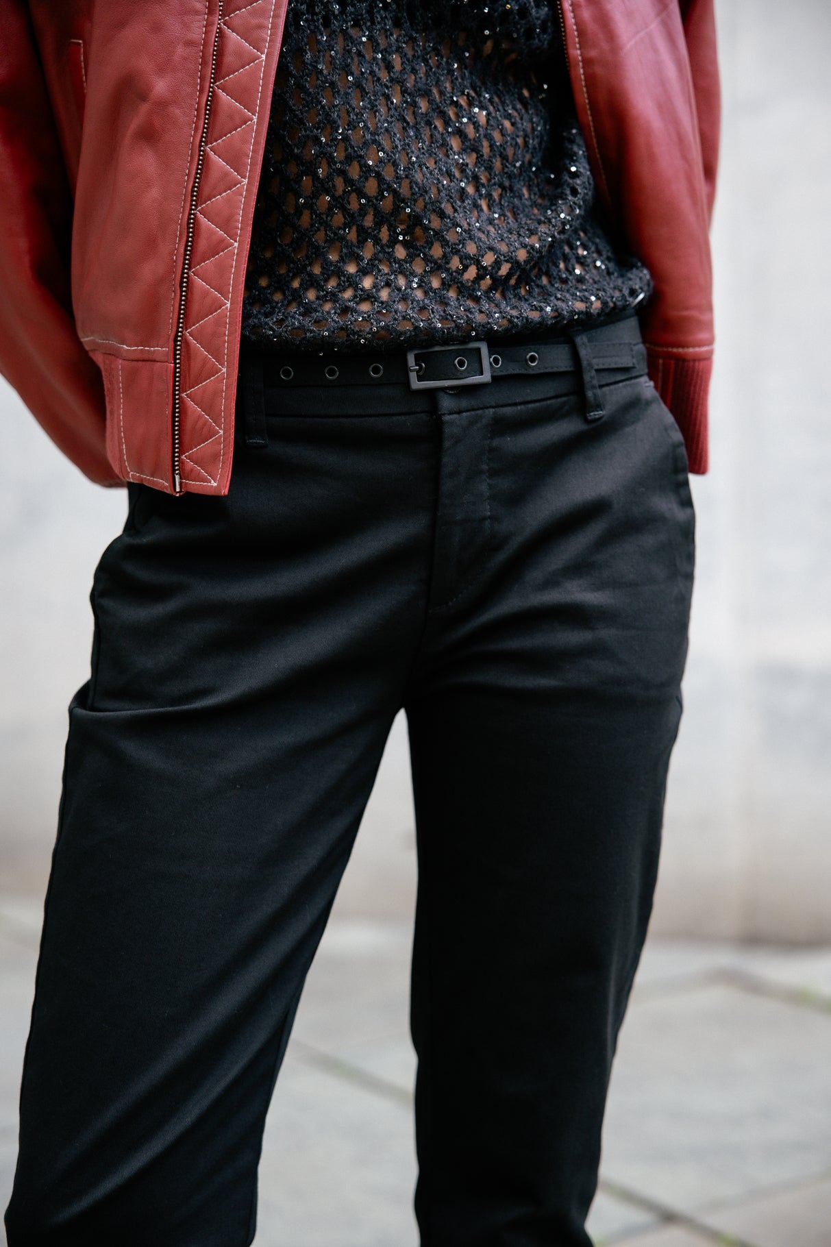 Chino pants Woman Claudia Felicita black | Freeman T. Porter
