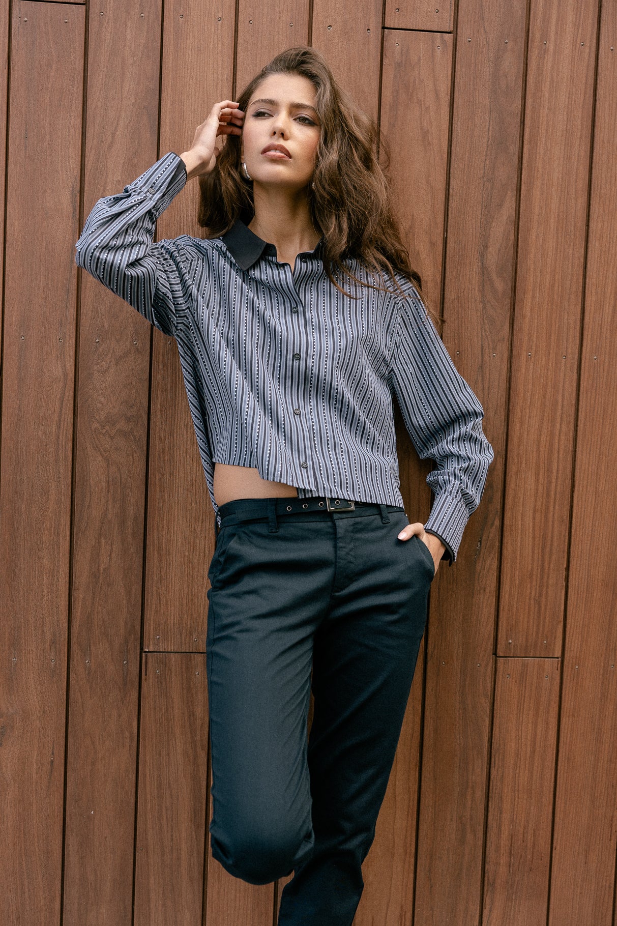 Pantalones chinos Mujer Claudia Felicita total eclipse | Freeman T. Porter
