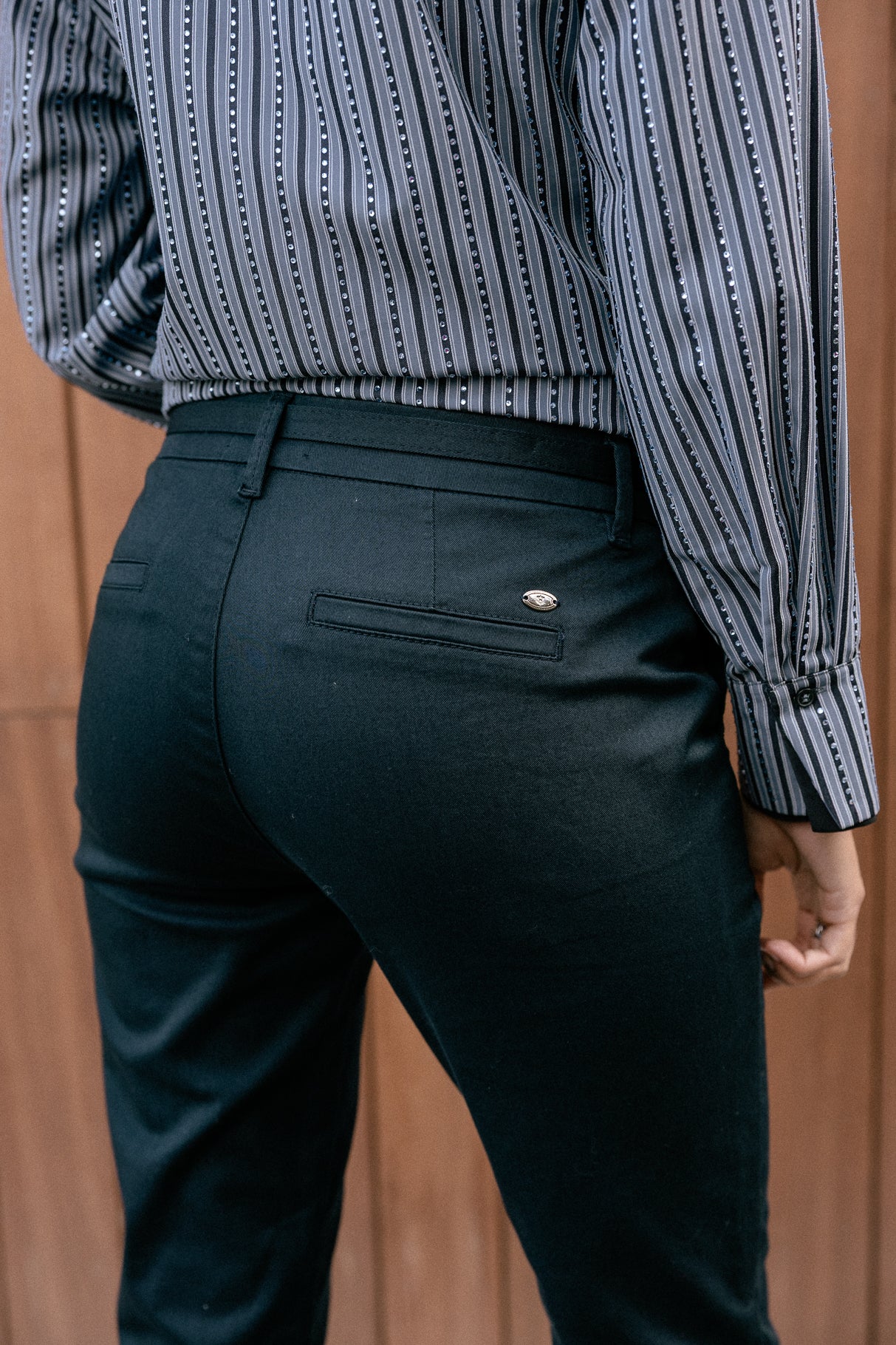 Pantalones chinos Mujer Claudia Felicita total eclipse | Freeman T. Porter