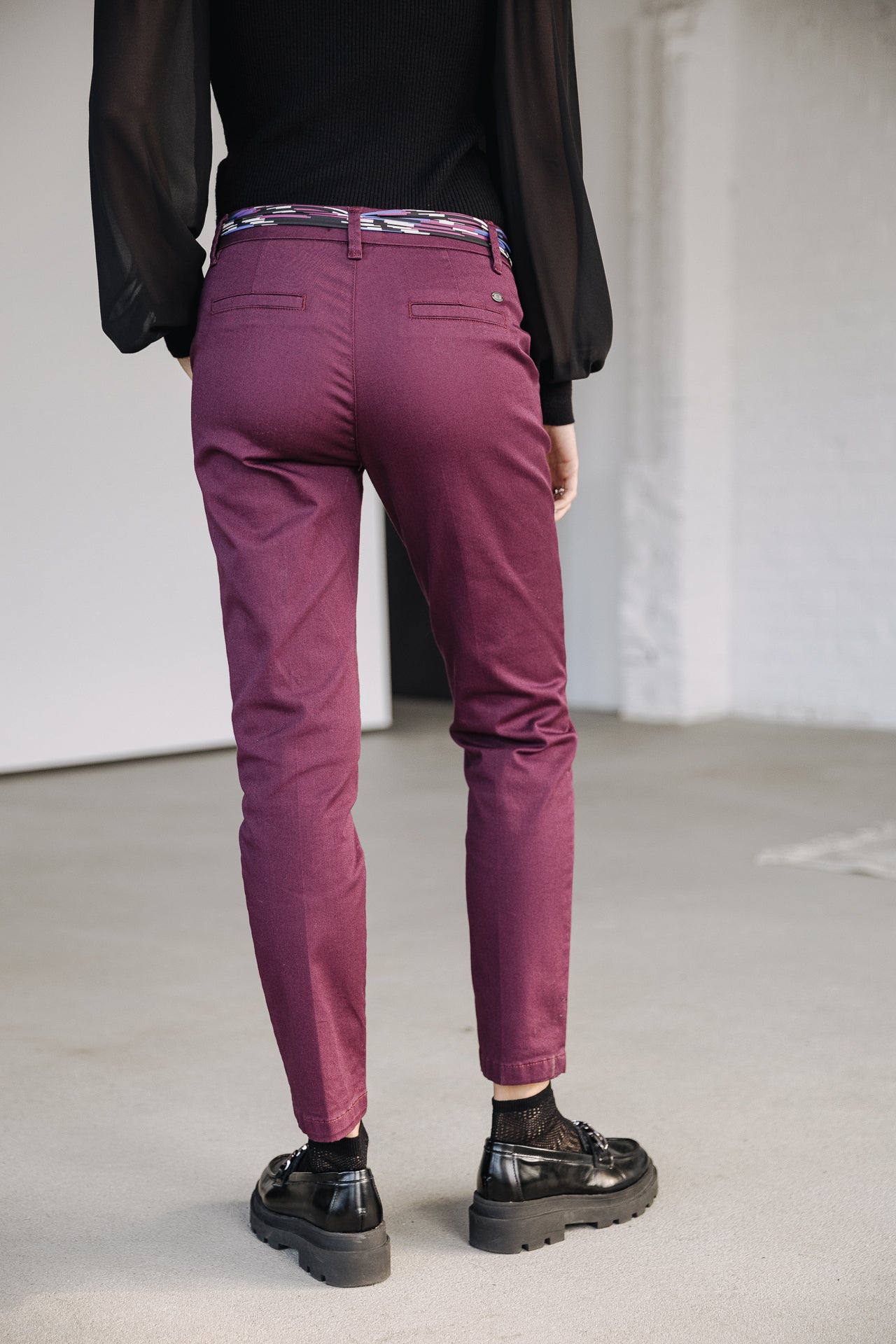 Pantalon city slim Femme Claudia Felicita winetasting | Freeman T. Porter