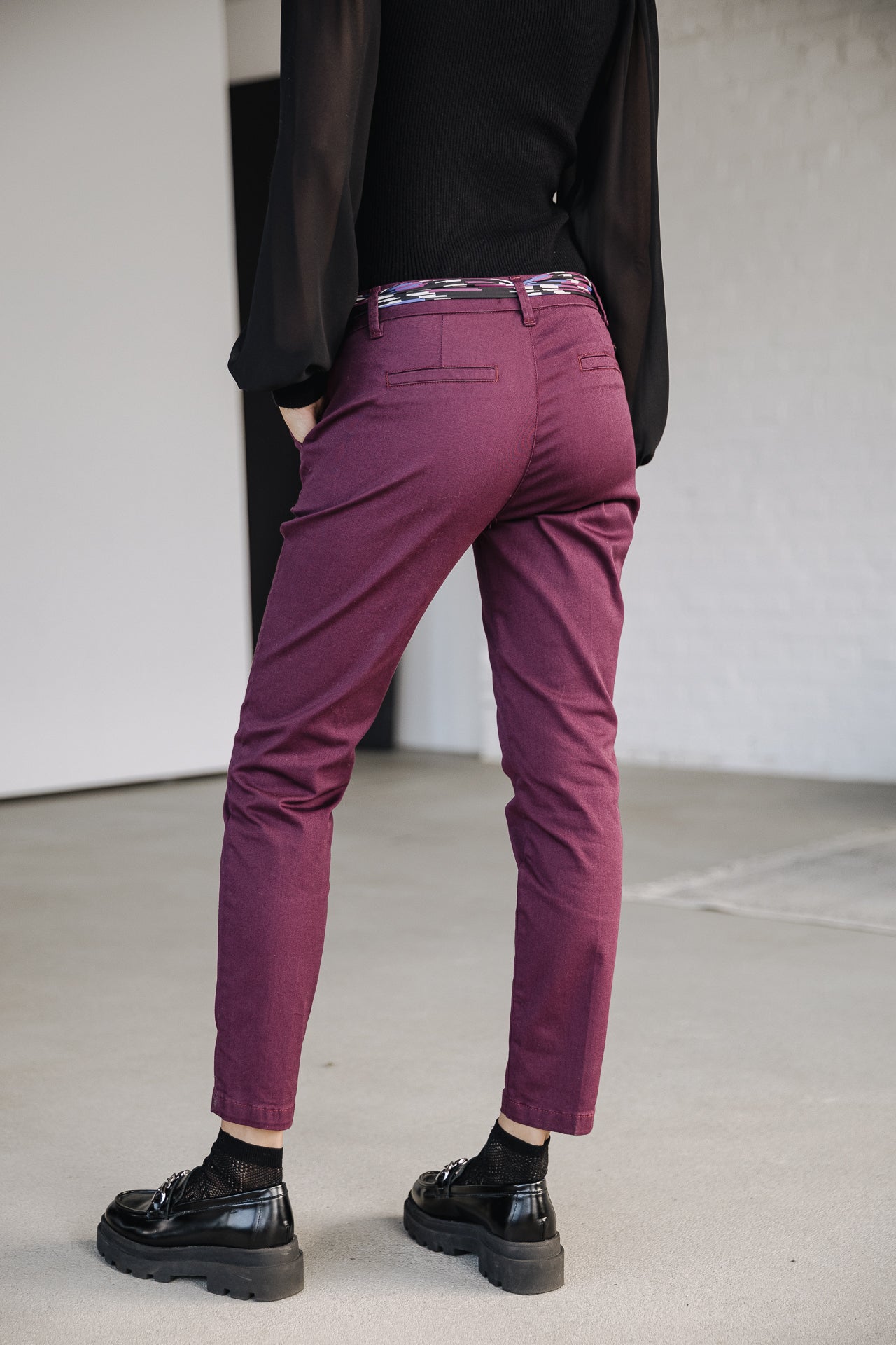 Pantalon city slim Femme Claudia Felicita winetasting | Freeman T. Porter