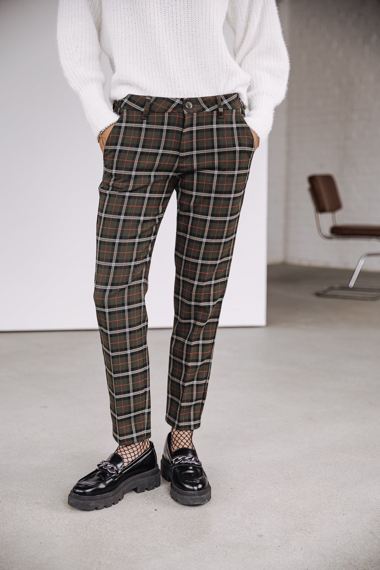 Pantalon city slim Femme Claudia Lineal original | Freeman T. Porter