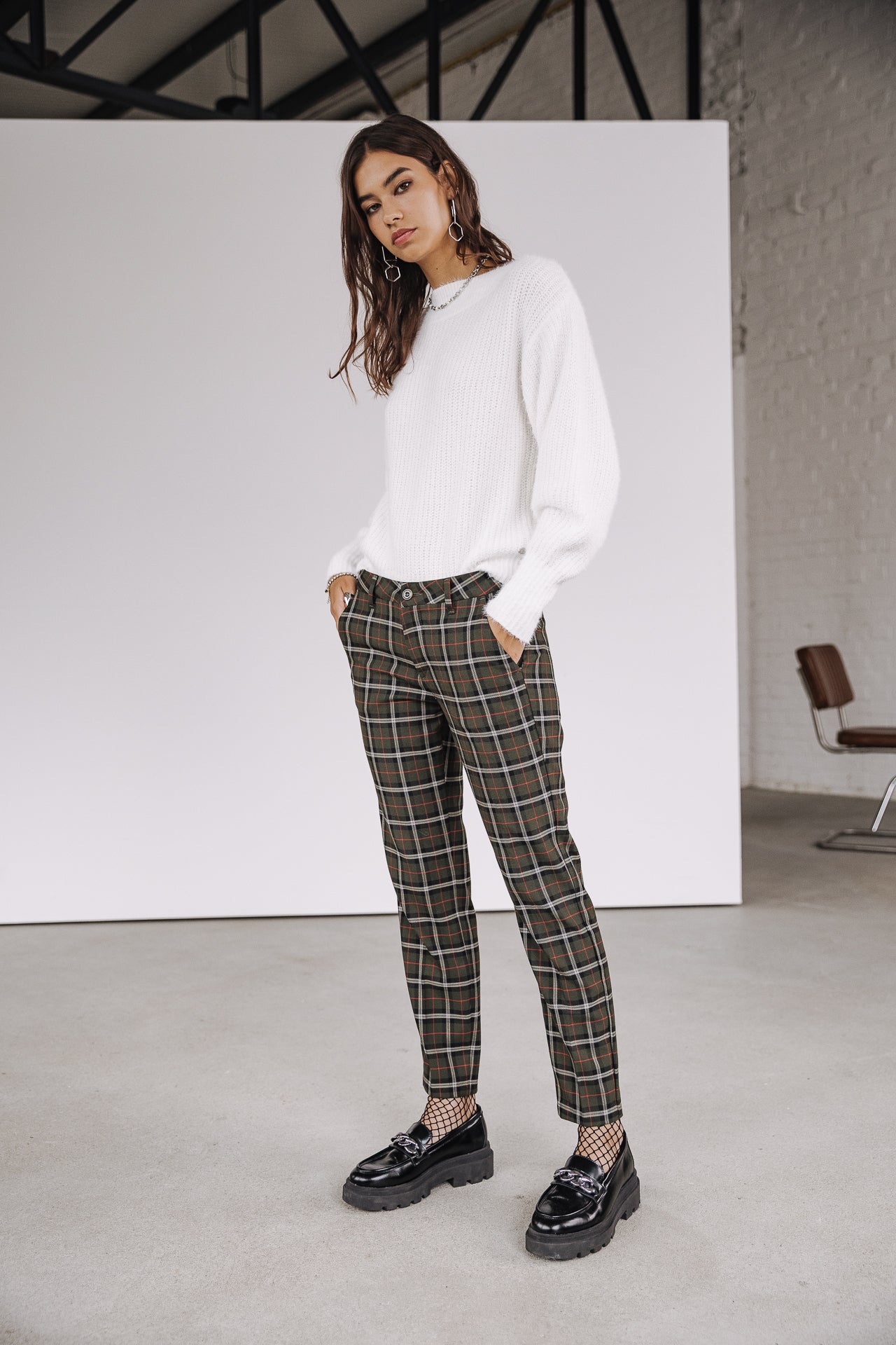 Pantalon city slim Femme Claudia Lineal original | Freeman T. Porter