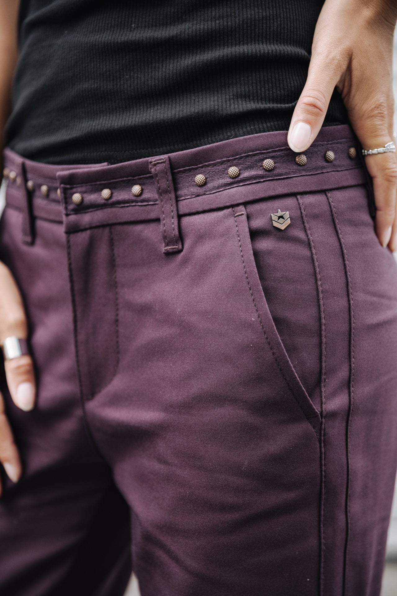 Pantalon slim Femme Claudia Polyneo winetasting | Freeman T. Porter