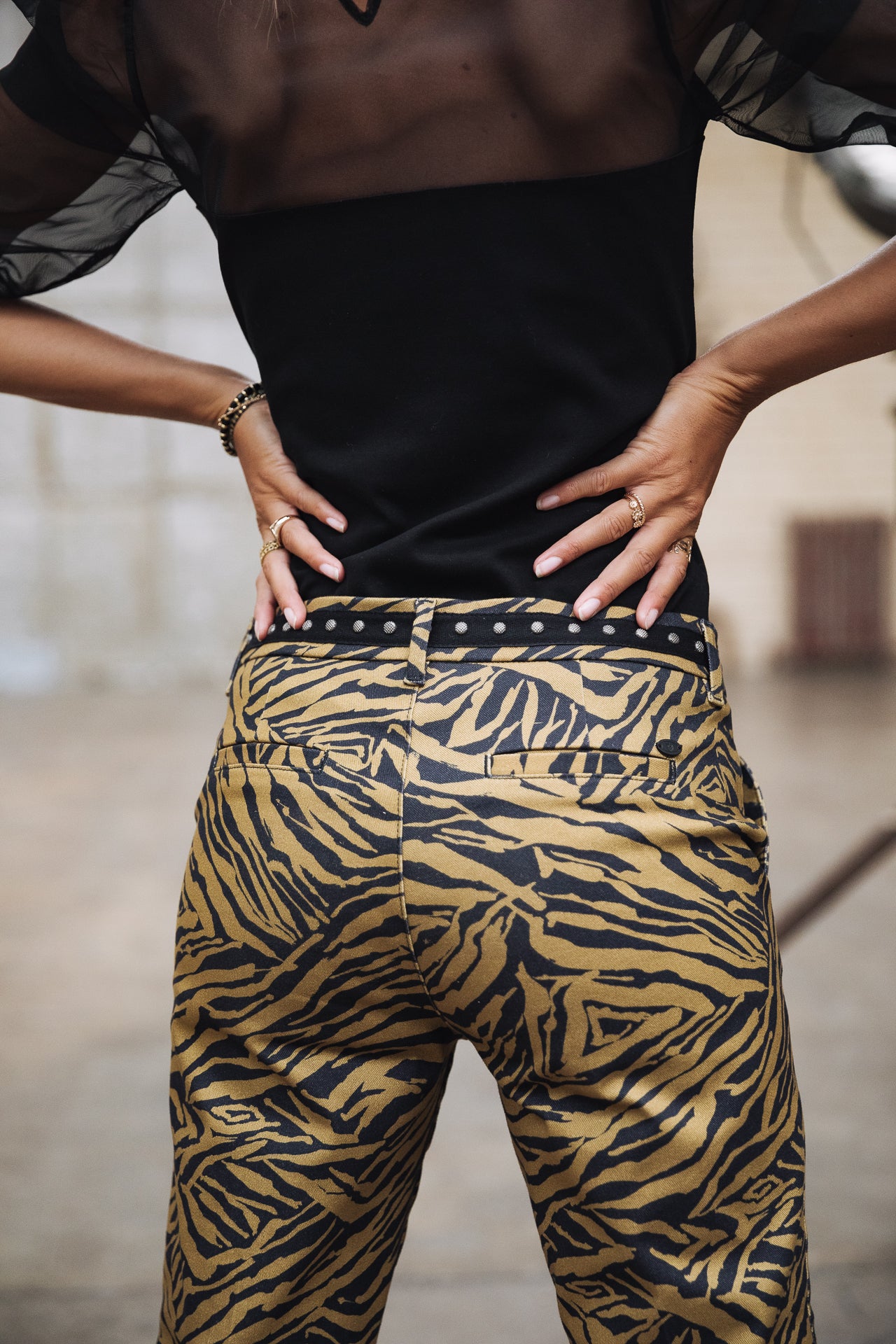 Pantalon city slim Woman Claudia Savana original | Freeman T. Porter