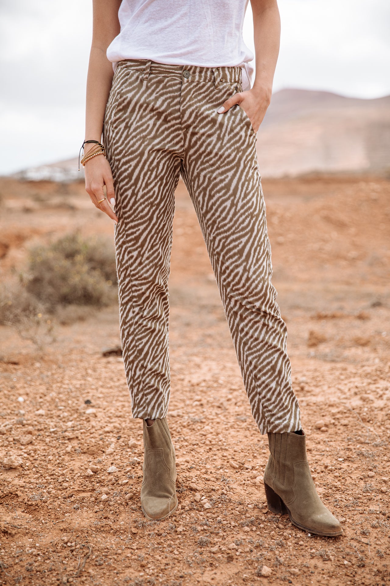 Pantalon city slim Femme Claudia Savuti original | Freeman T. Porter