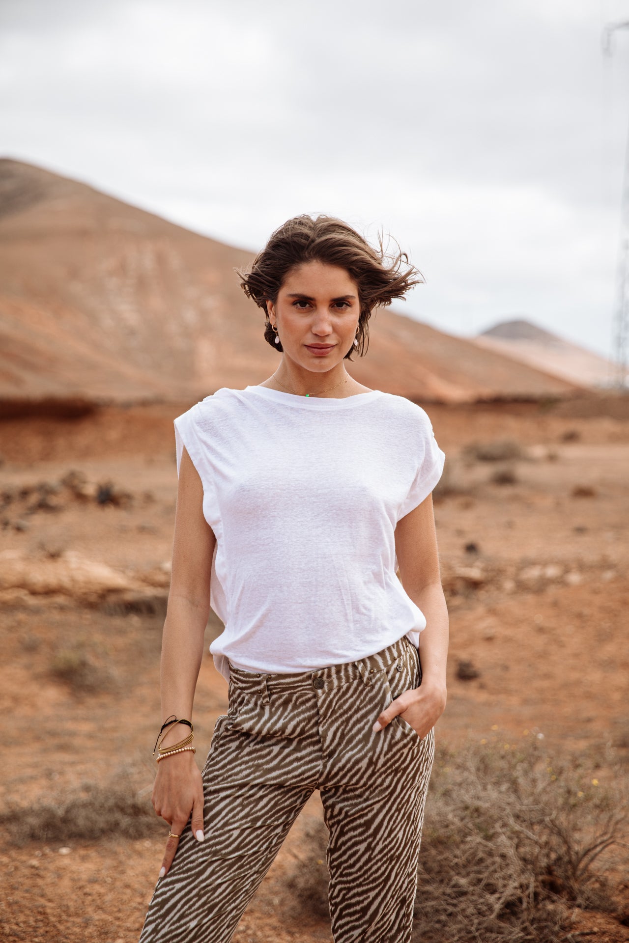 Pantalon city slim Femme Claudia Savuti original | Freeman T. Porter