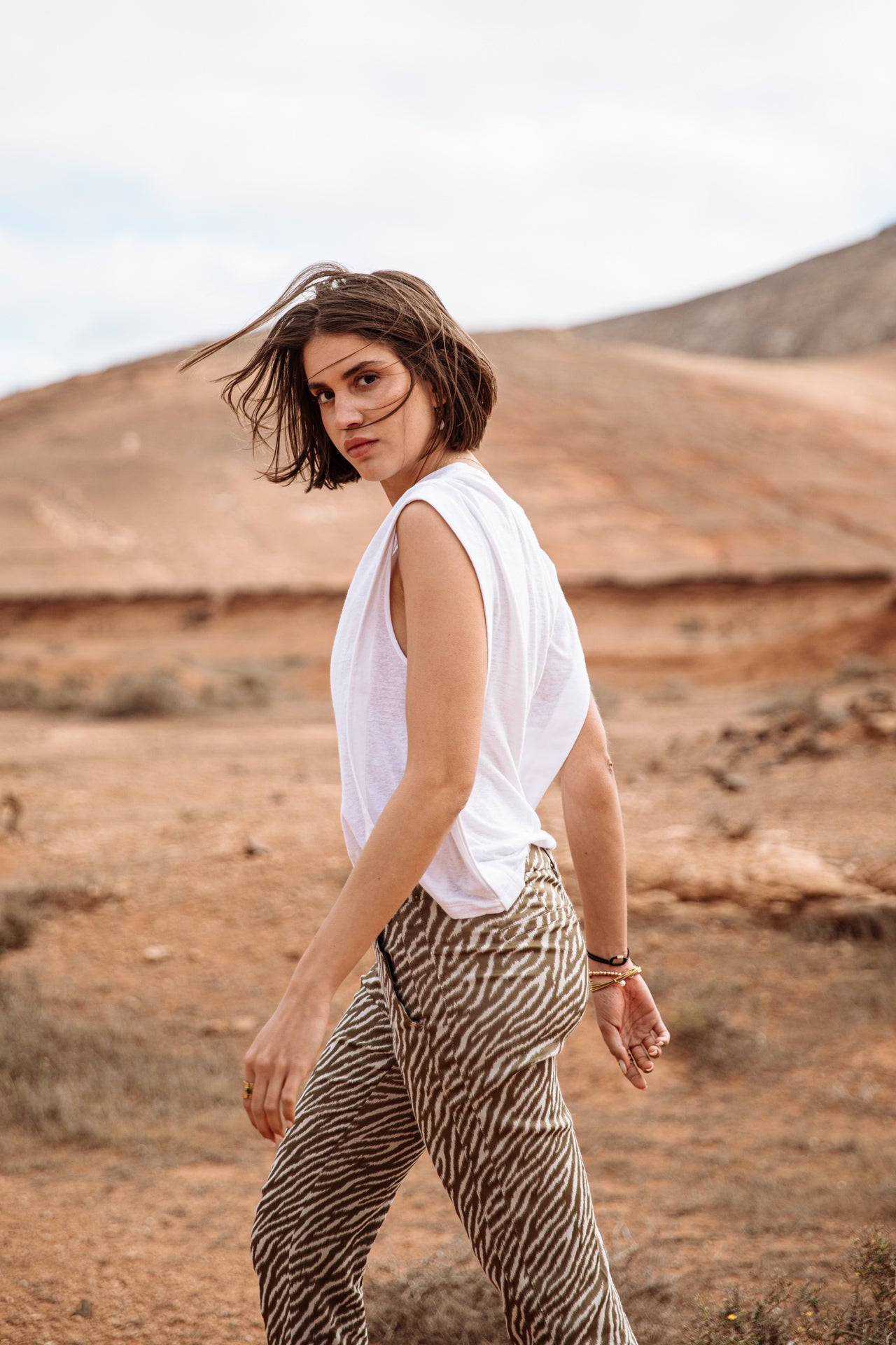 Pantalon city slim Femme Claudia Savuti original | Freeman T. Porter