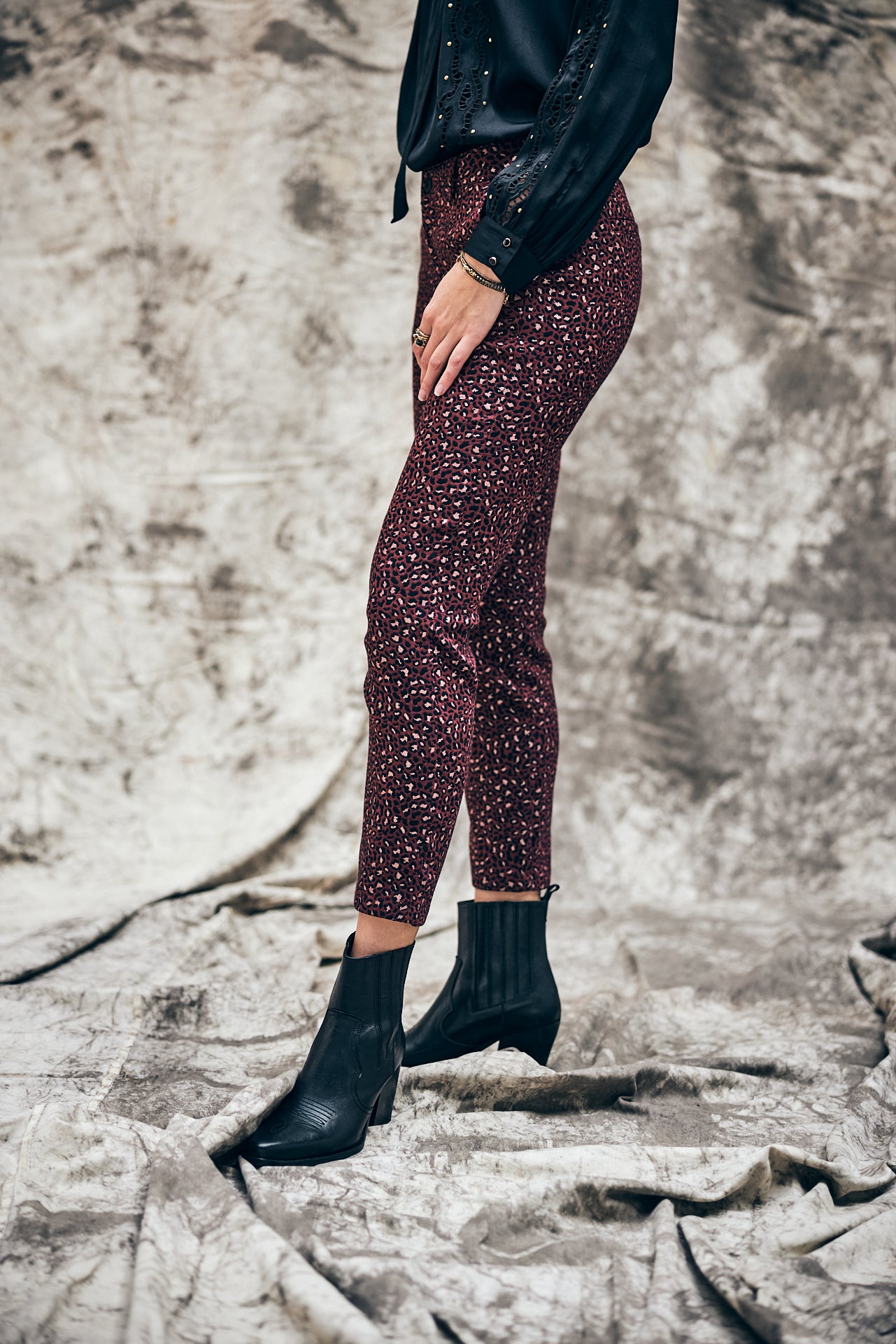 Pantalon city slim Femme Claudia Stardust original | Freeman T. Porter