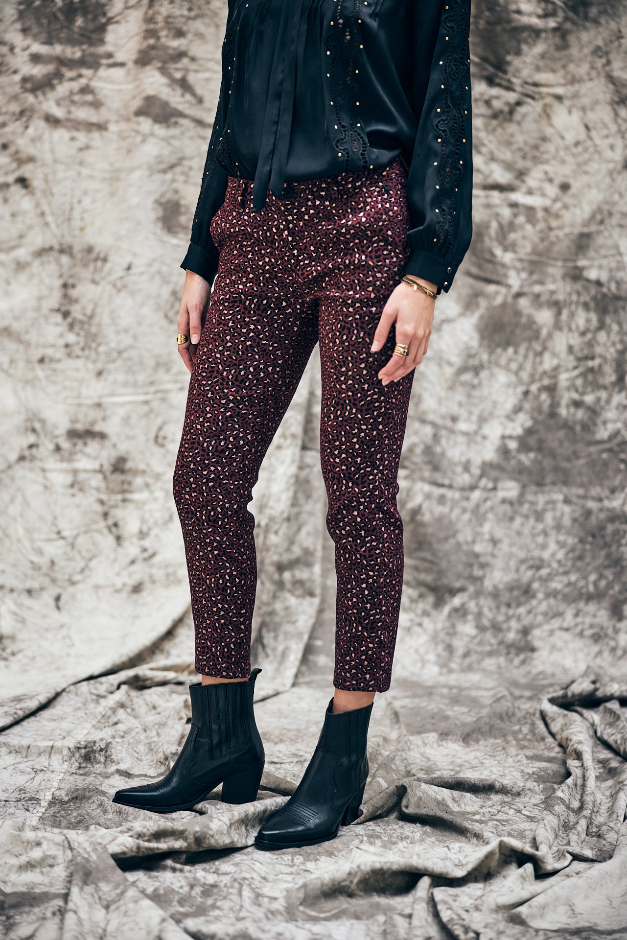 Pantalon city slim Femme Claudia Stardust original | Freeman T. Porter