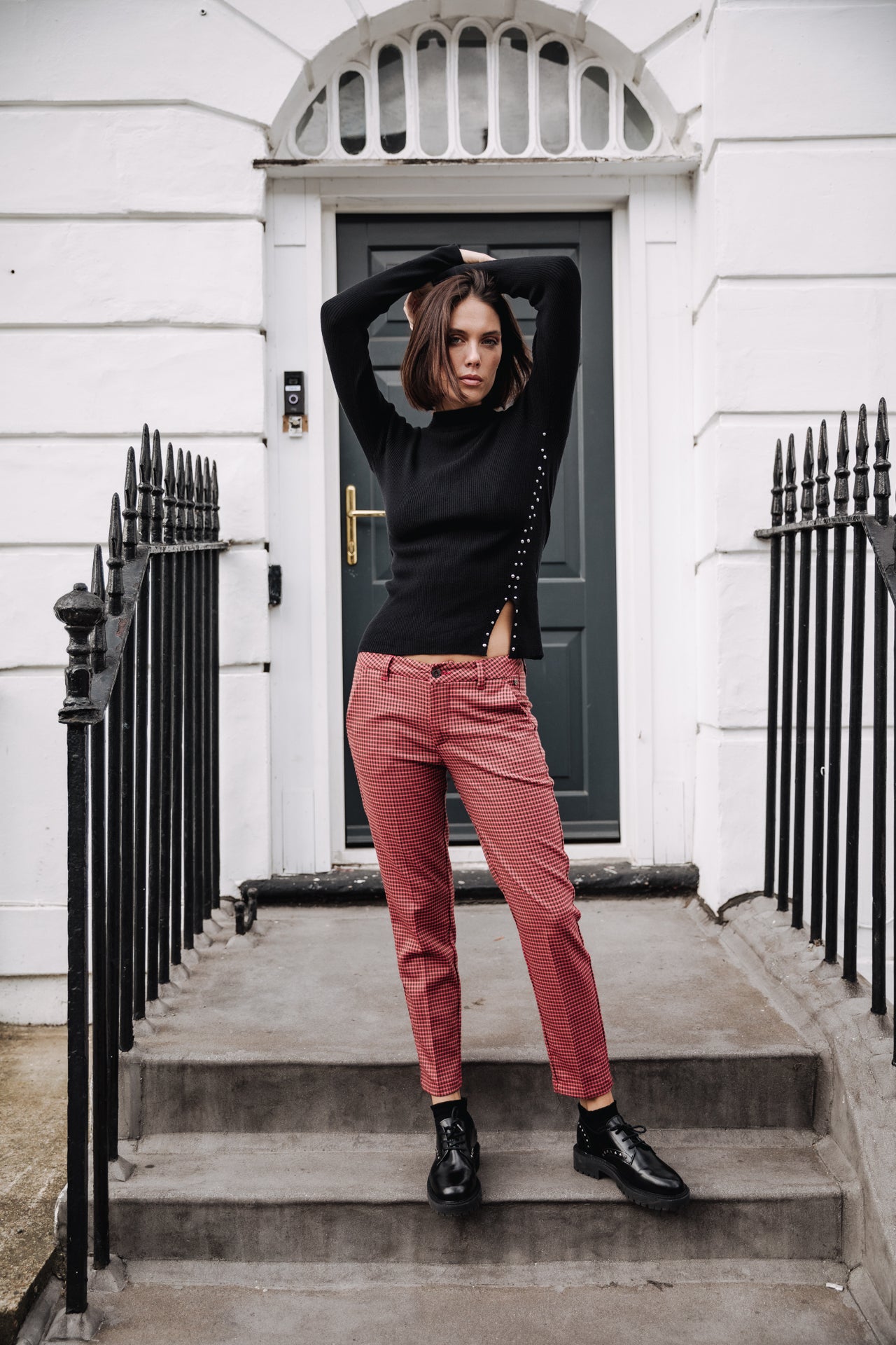 Pantalon city slim Femme Claudia Smaller original | Freeman T. Porter