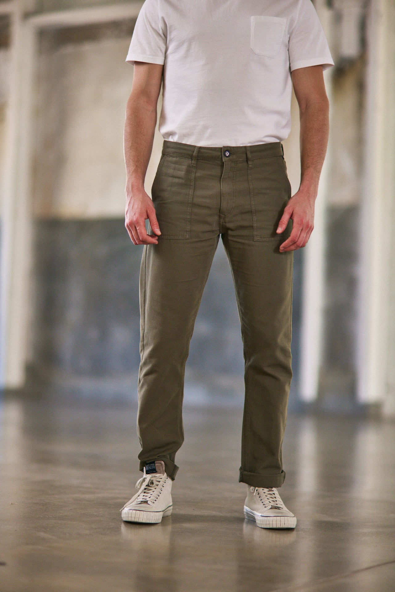 Pantalon Utility Unisex Bastian Utility dusty olive | Freeman T. Porter