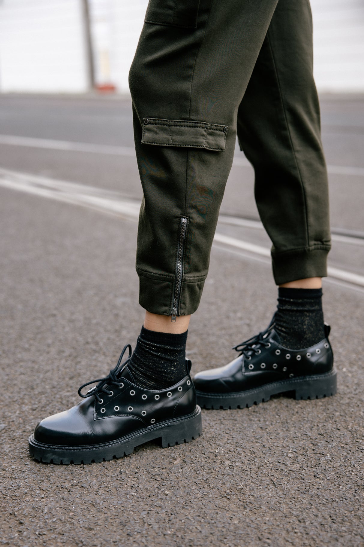 Pantalon cargo Frau Celine Dobby rosin | Freeman T. Porter
