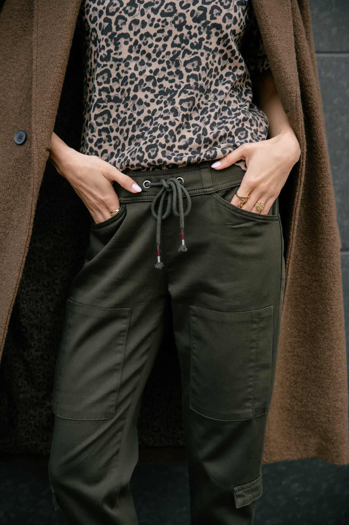 Pantalon cargo Frau Celine Dobby rosin | Freeman T. Porter