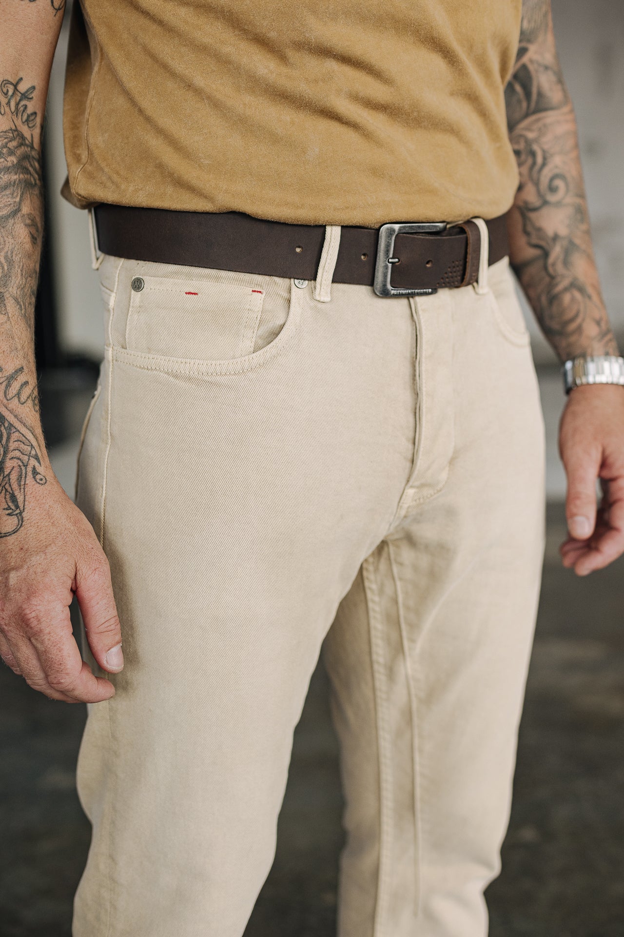Pantalon droit Homme Melvin Bulko pepper | Freeman T. Porter