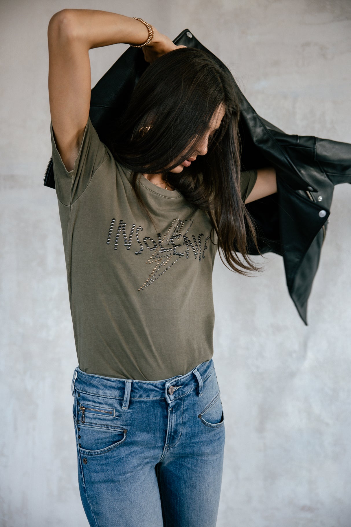 Röhrenjeans Frau Alexa High Waist Cropped sicilian | Freeman T. Porter