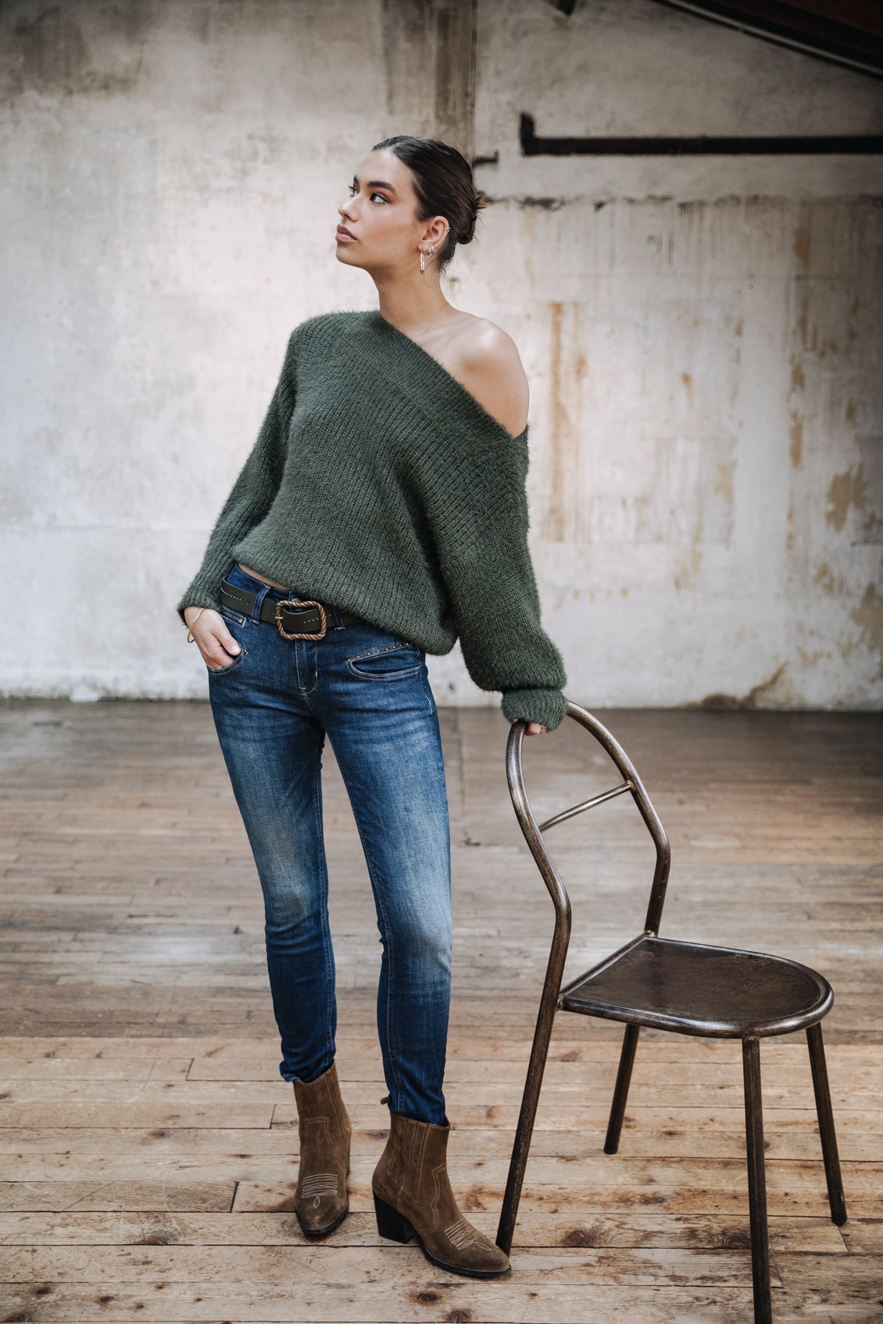 Jeans taille haute 7/8 Femme Alexa High Waist Cropped fever | Freeman T. Porter