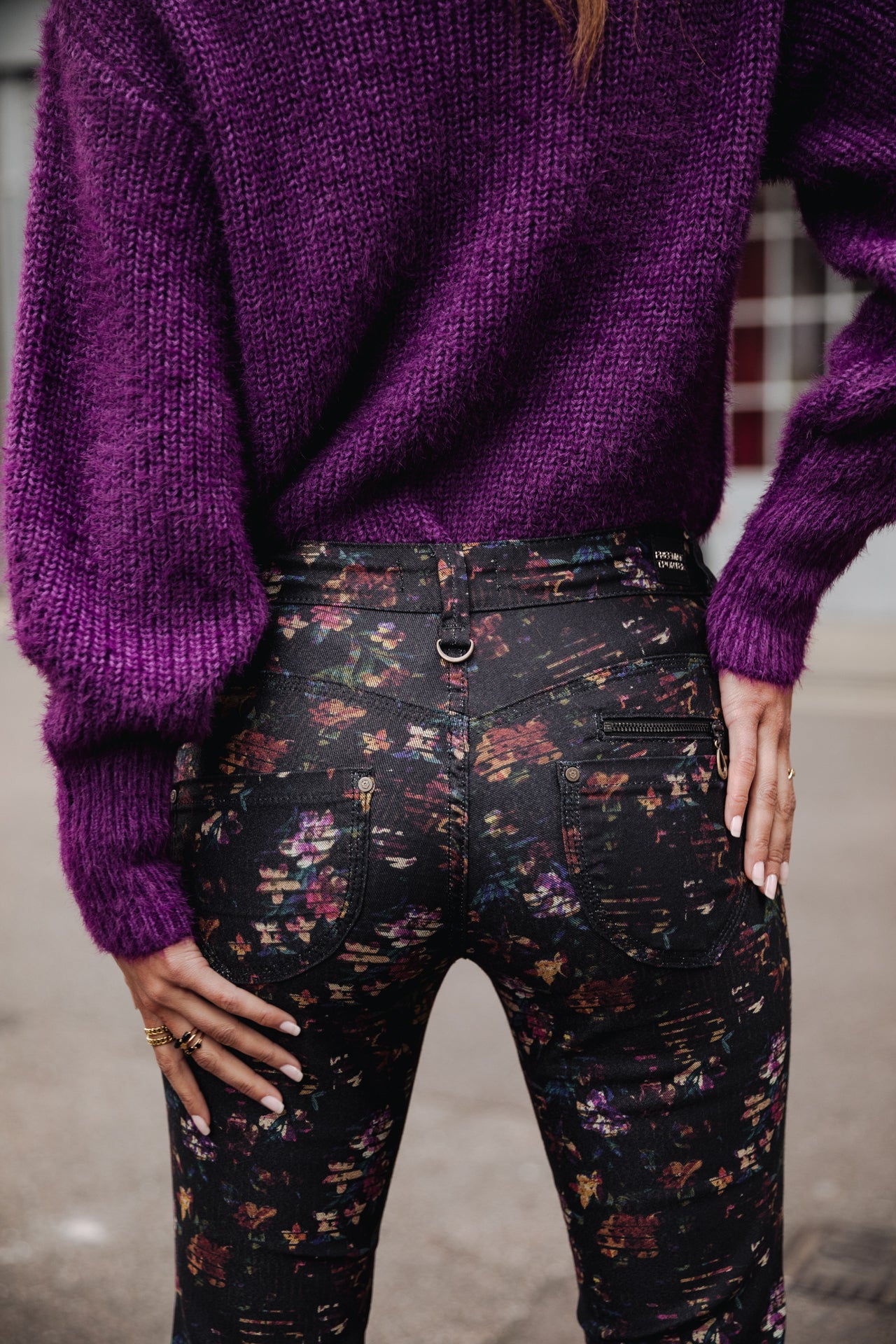 Pantalon taille haute 7/8 Femme Alexa High Waist Cropped Fiory original | Freeman T. Porter