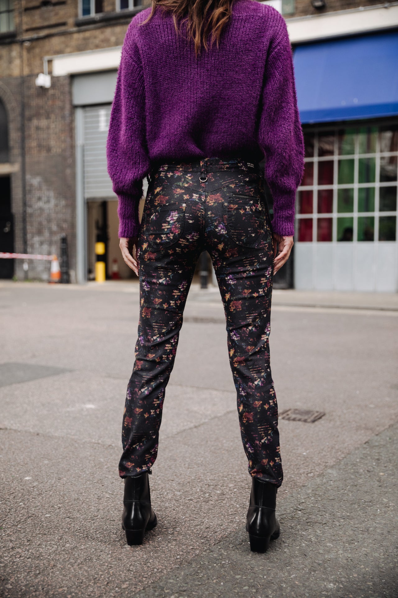 Pantalon taille haute 7/8 Femme Alexa High Waist Cropped Fiory original | Freeman T. Porter