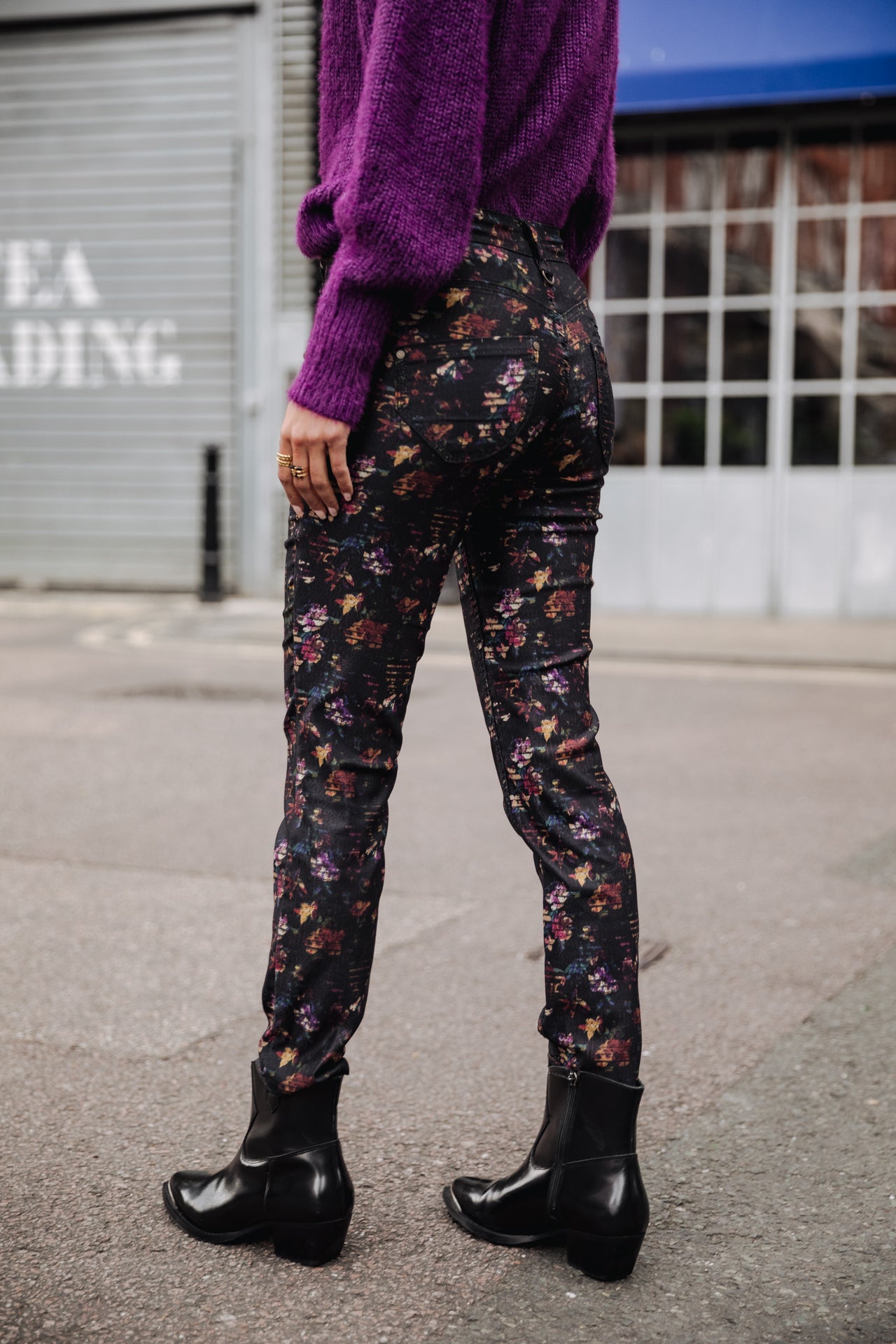 Pantalon taille haute 7/8 Femme Alexa High Waist Cropped Fiory original | Freeman T. Porter