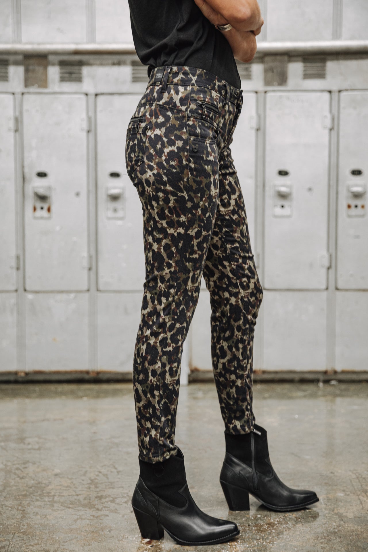 Pantalon taille haute 7/8 Mujer Alexa High Waist Cropped Marsh original | Freeman T. Porter