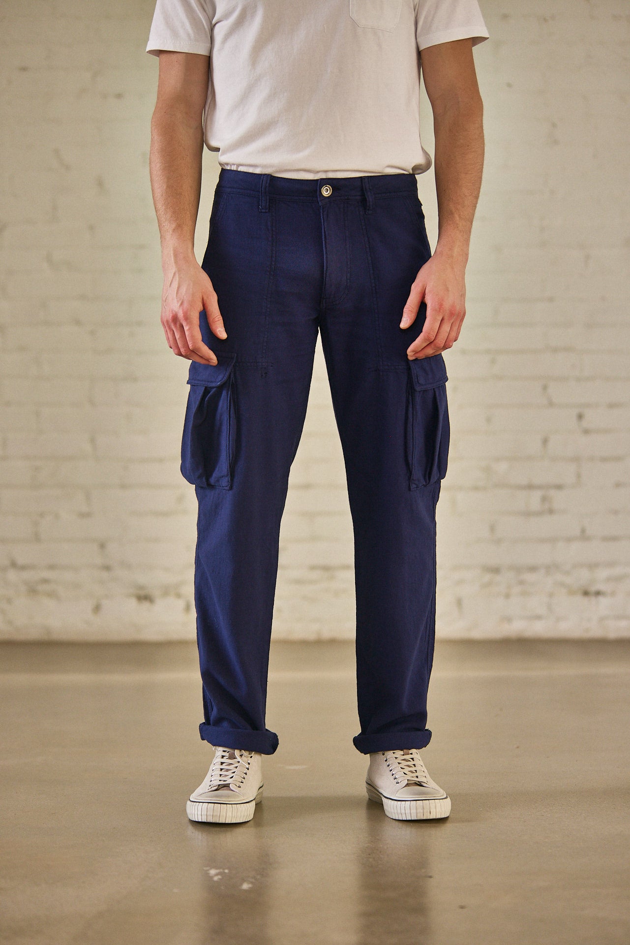 Pantalon cargo Unisex Mathis Sweeny peacoat | Freeman T. Porter