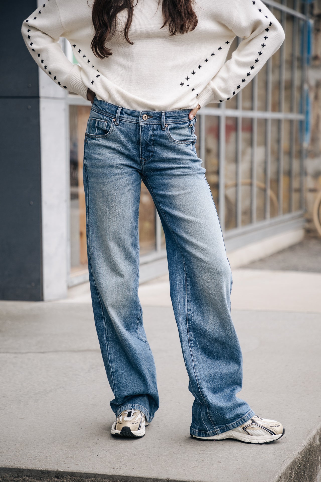 Jeans large Femme Agatha bocaina | Freeman T. Porter