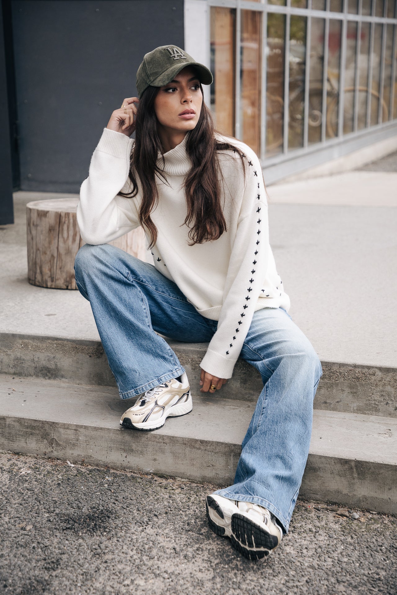 Jeans large Femme Agatha bocaina | Freeman T. Porter