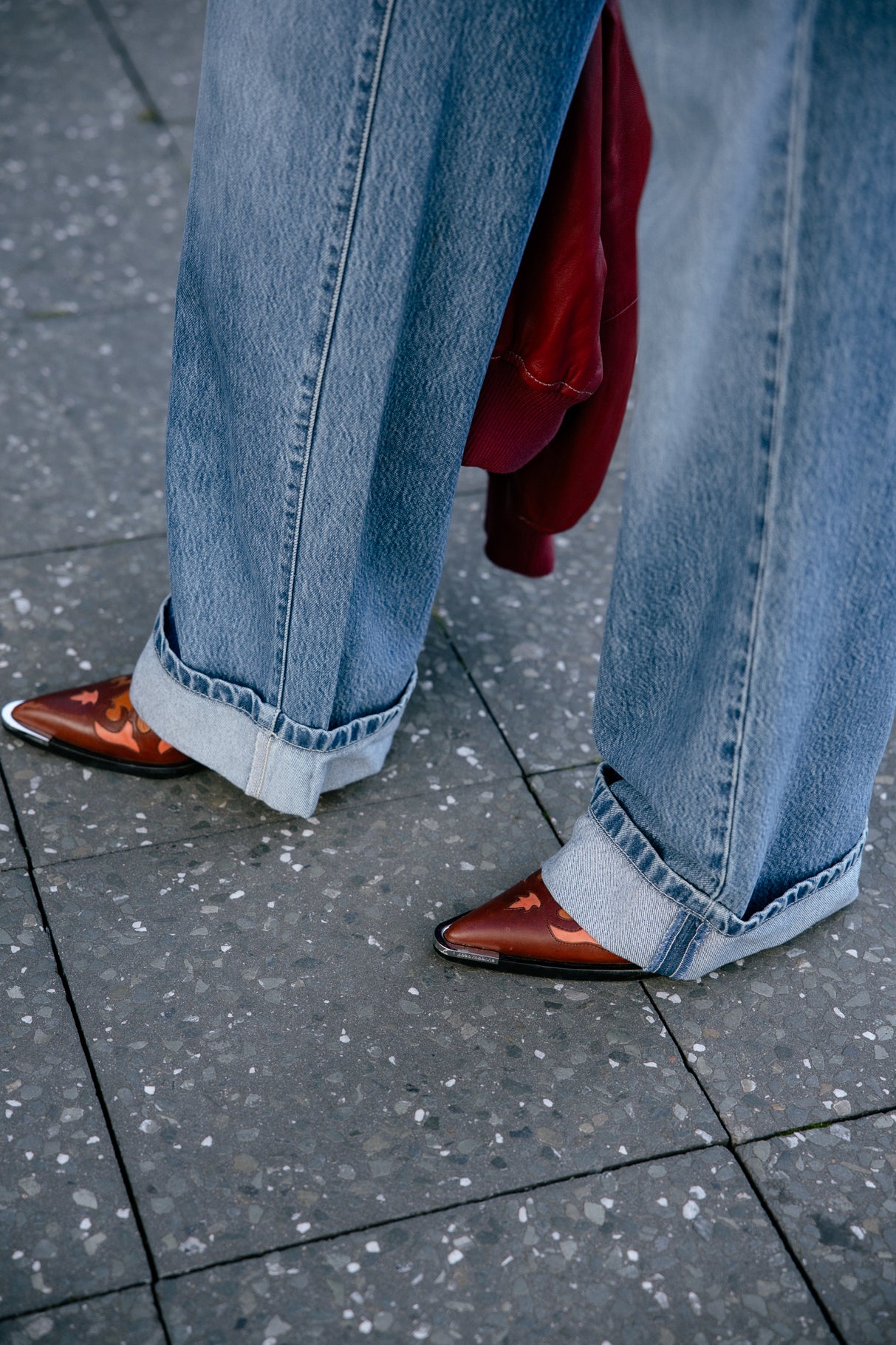 Wide-leg jeans with cuffs Woman Agatha sevillanas | Freeman T. Porter
