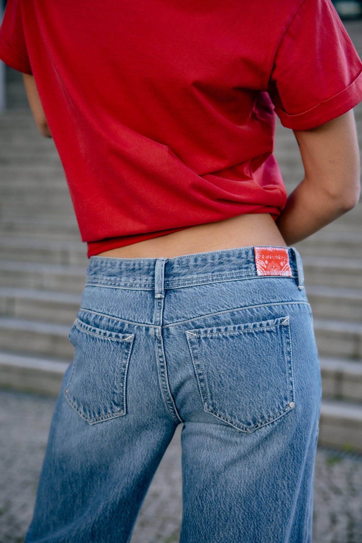 Wide-leg jeans with cuffs Woman Agatha sevillanas | Freeman T. Porter