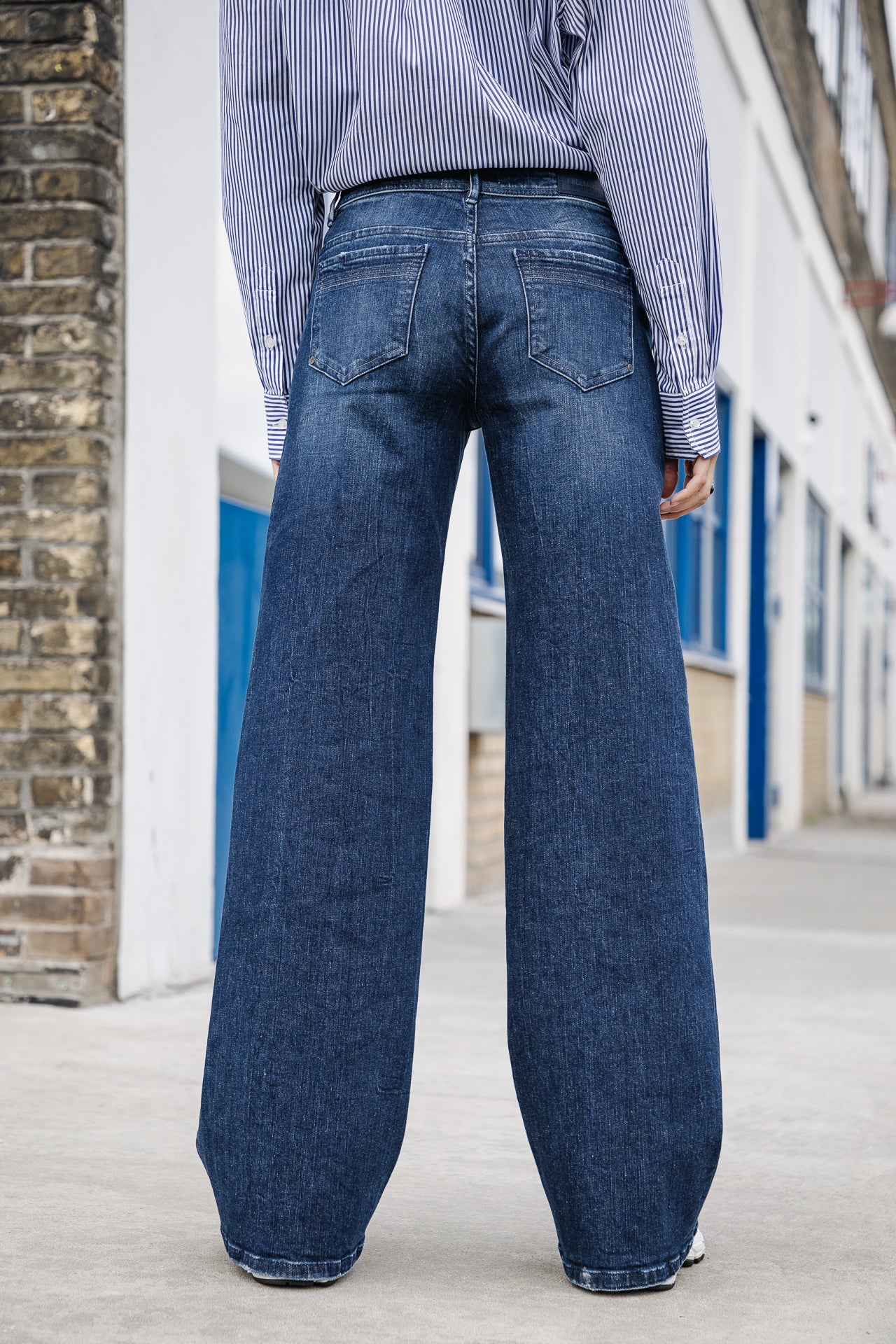 Jeans large taille basse Femme Agatha solva | Freeman T. Porter