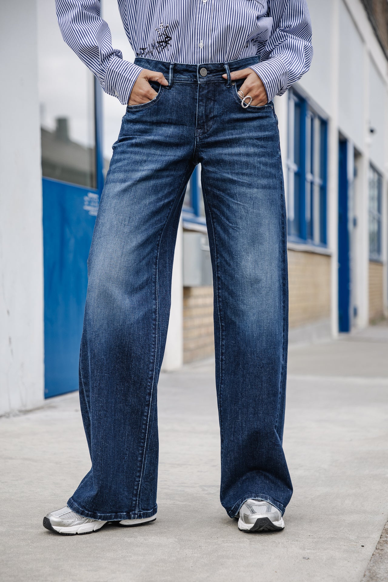 Jeans large taille basse Femme Agatha solva | Freeman T. Porter