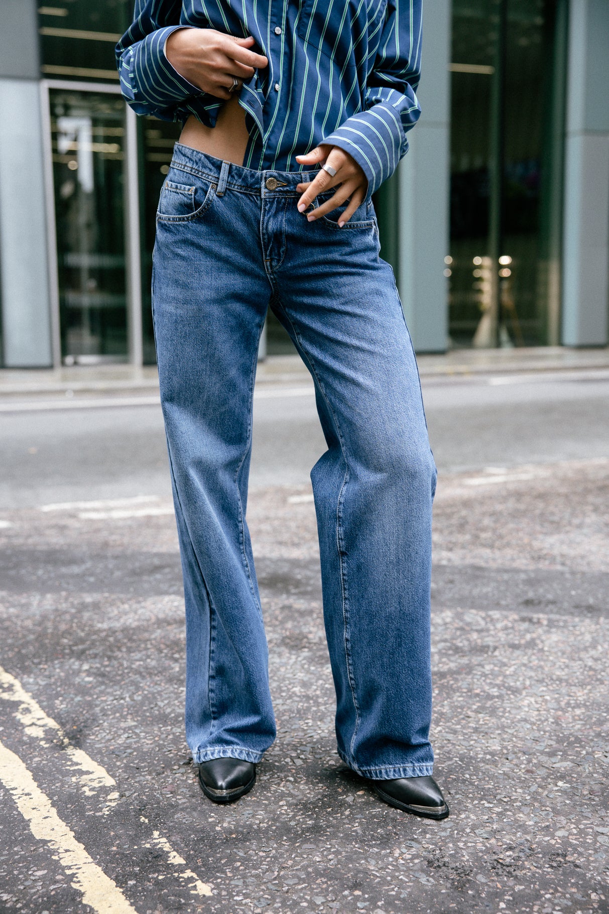 Jeans large taille basse Woman Agatha Denim magnus | Freeman T. Porter