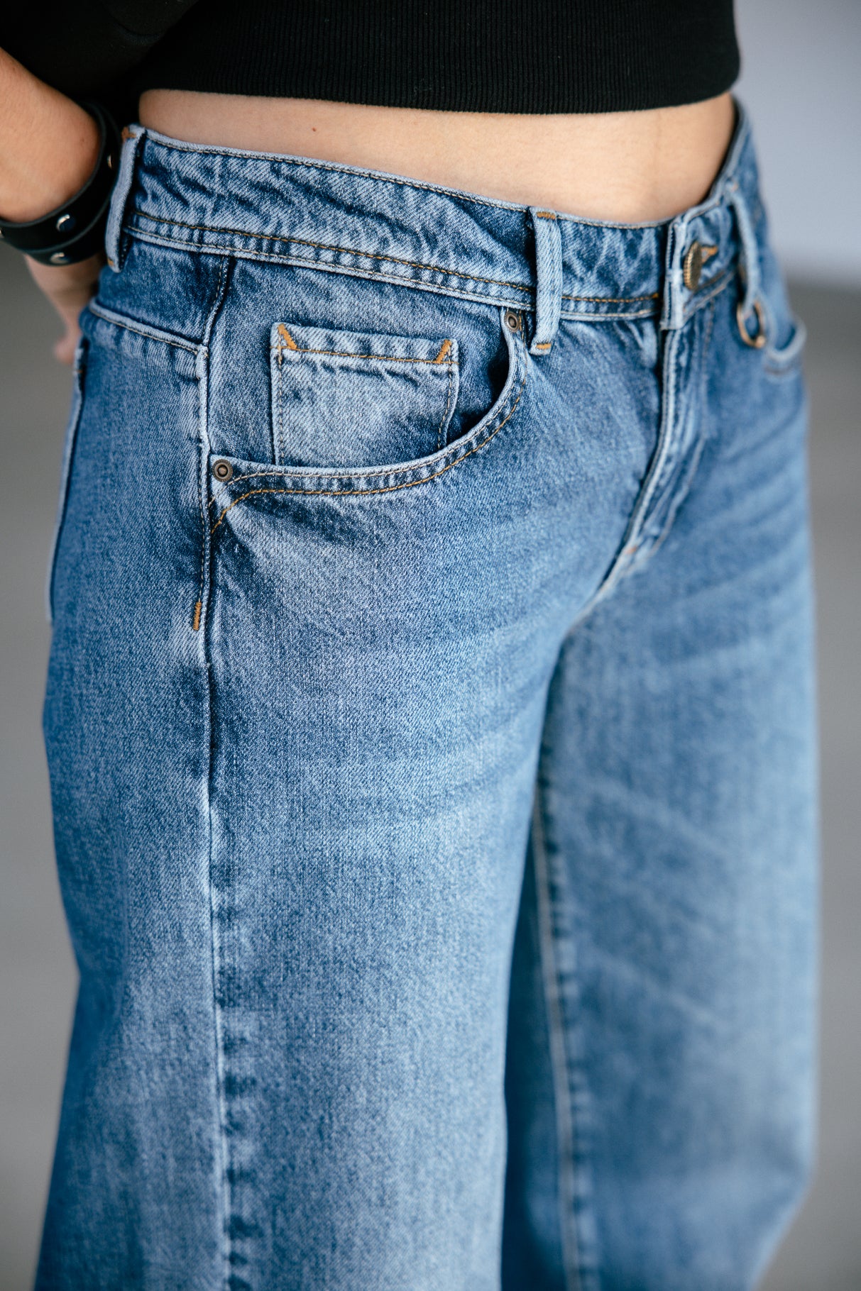 Jeans large taille basse Woman Agatha Denim magnus | Freeman T. Porter