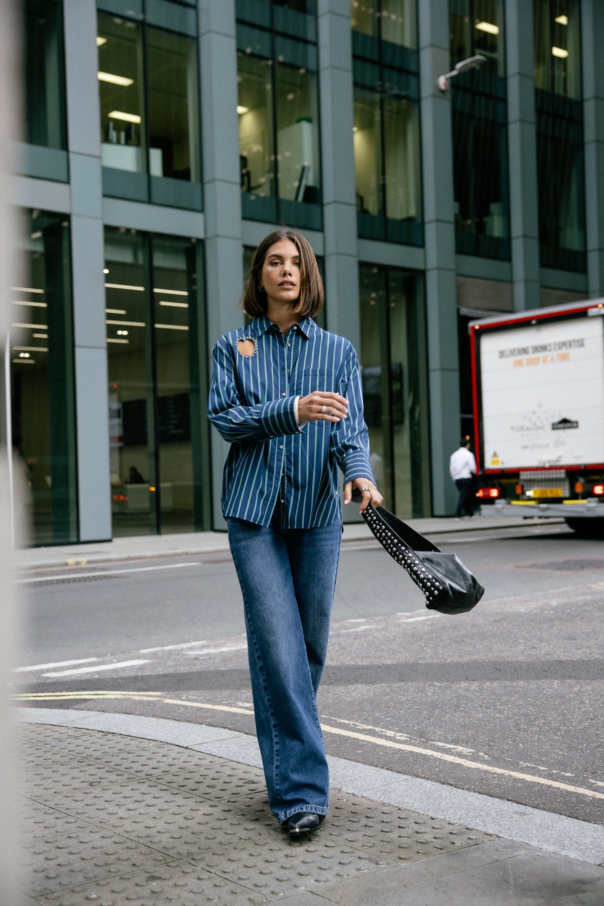 Große Linsenjeans Frau Agatha Denim magnus | Freeman T. Porter