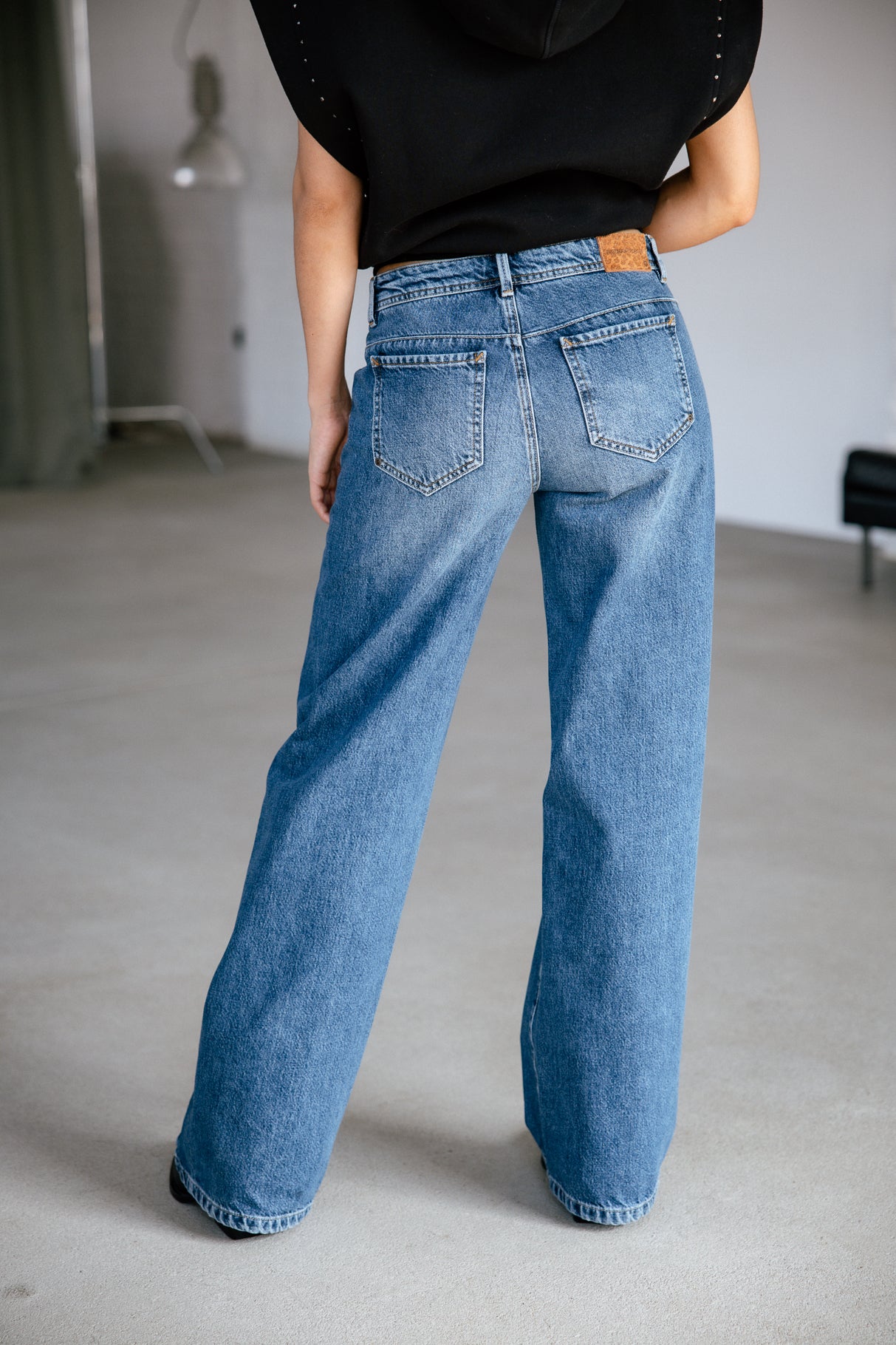Jeans large taille basse Frau Agatha Denim magnus | Freeman T. Porter