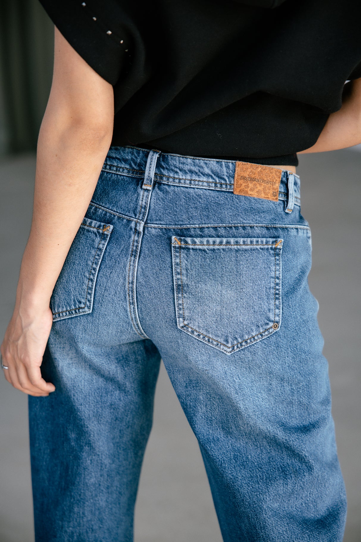 Jeans large taille basse Frau Agatha Denim magnus | Freeman T. Porter
