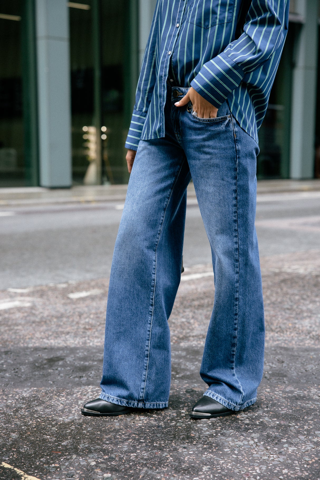 Jeans large taille basse Frau Agatha Denim magnus | Freeman T. Porter