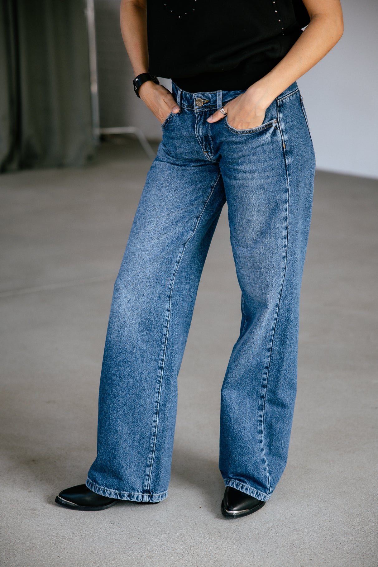 Jeans large taille basse Frau Agatha Denim magnus | Freeman T. Porter