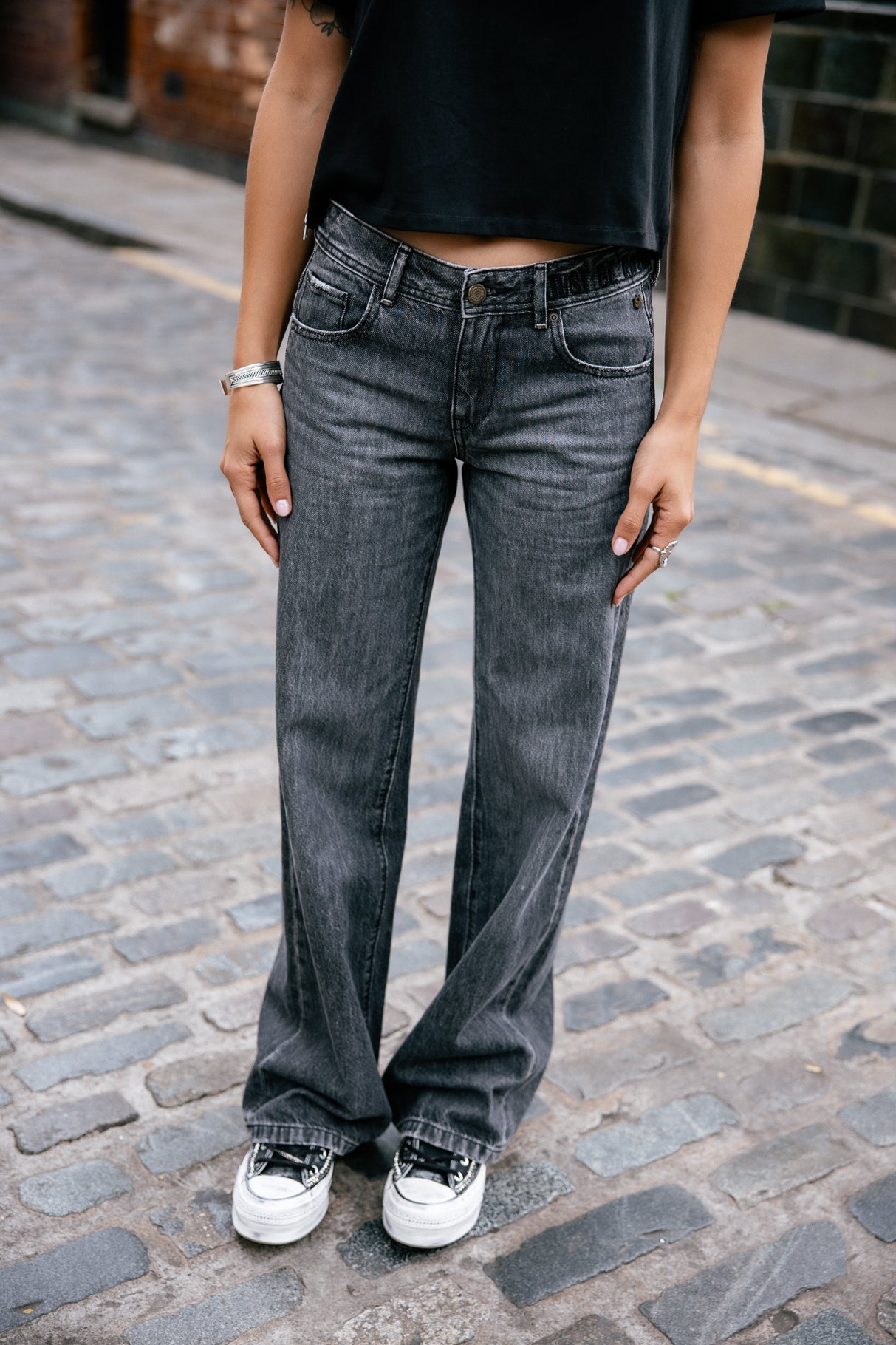 Jeans large taille basse Frau Agatha Denim seila | Freeman T. Porter