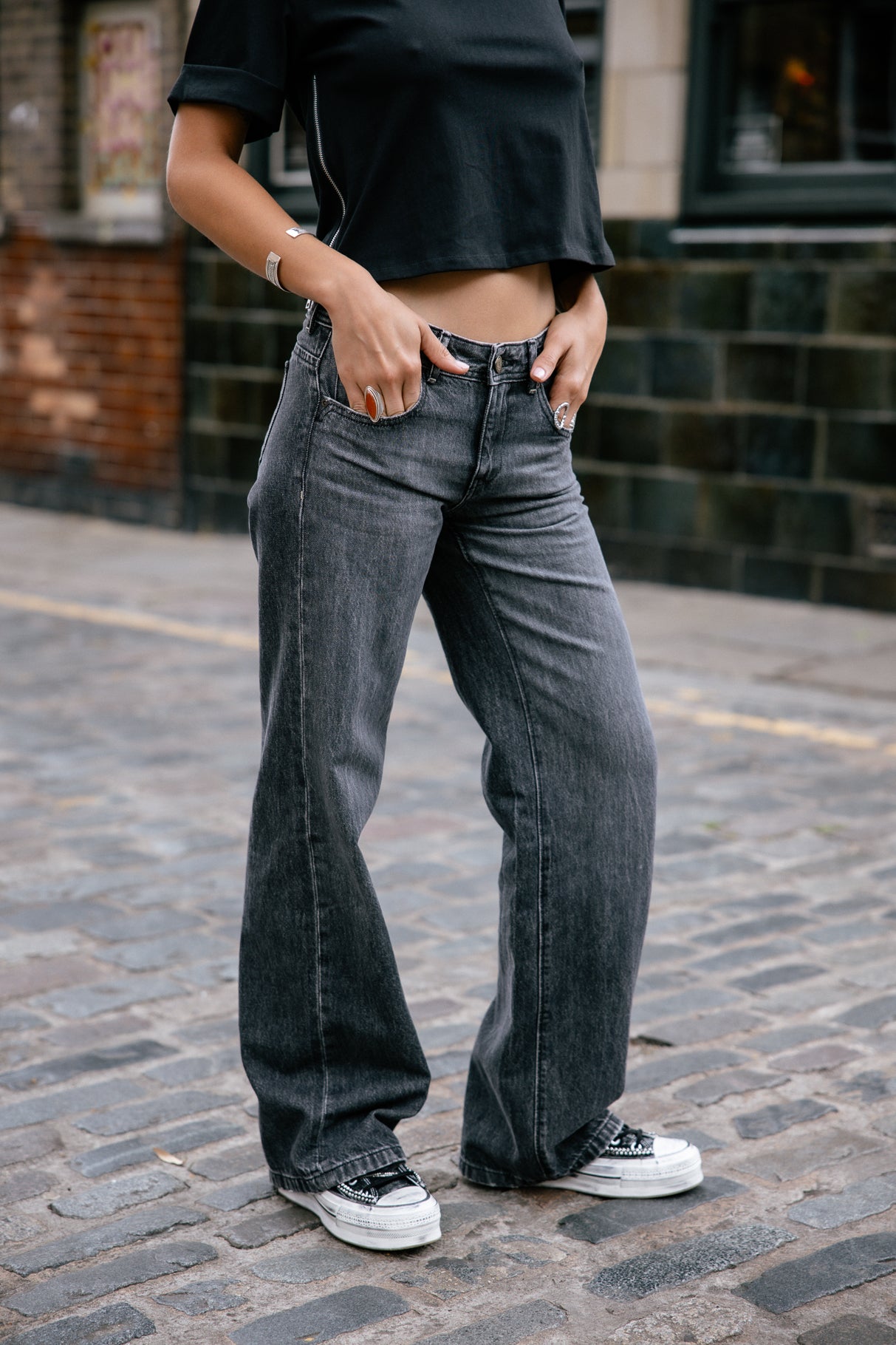 Jeans large taille basse Frau Agatha Denim seila | Freeman T. Porter