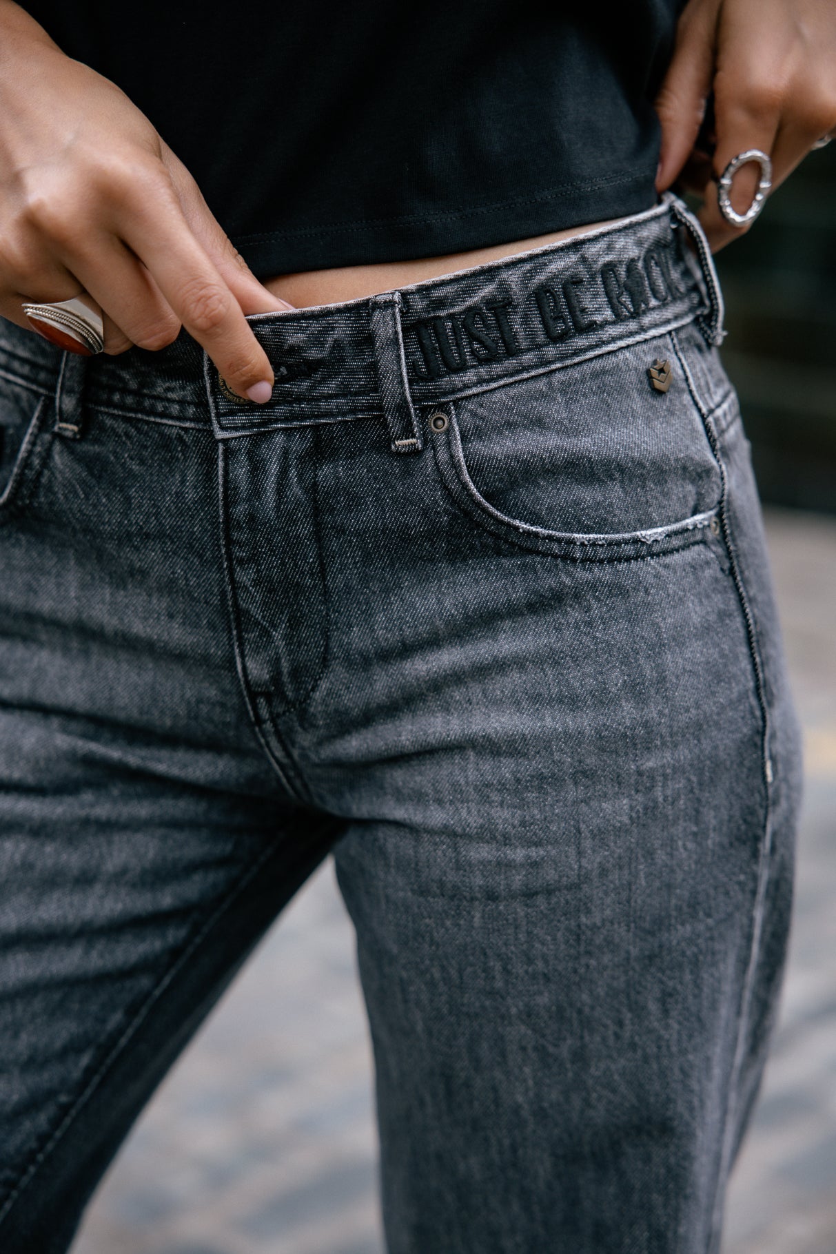 Jeans large taille basse Frau Agatha Denim seila | Freeman T. Porter