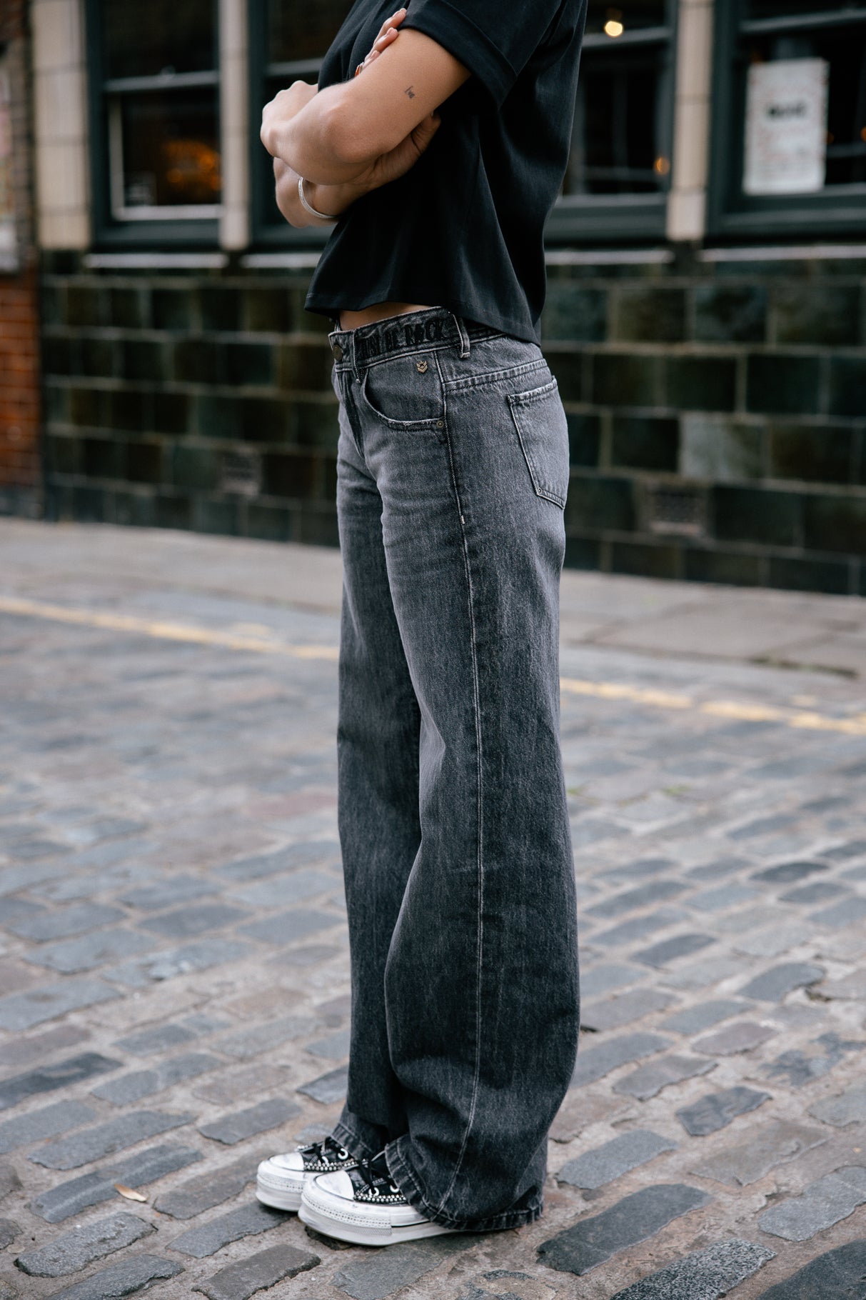 Jeans large taille basse Frau Agatha Denim seila | Freeman T. Porter