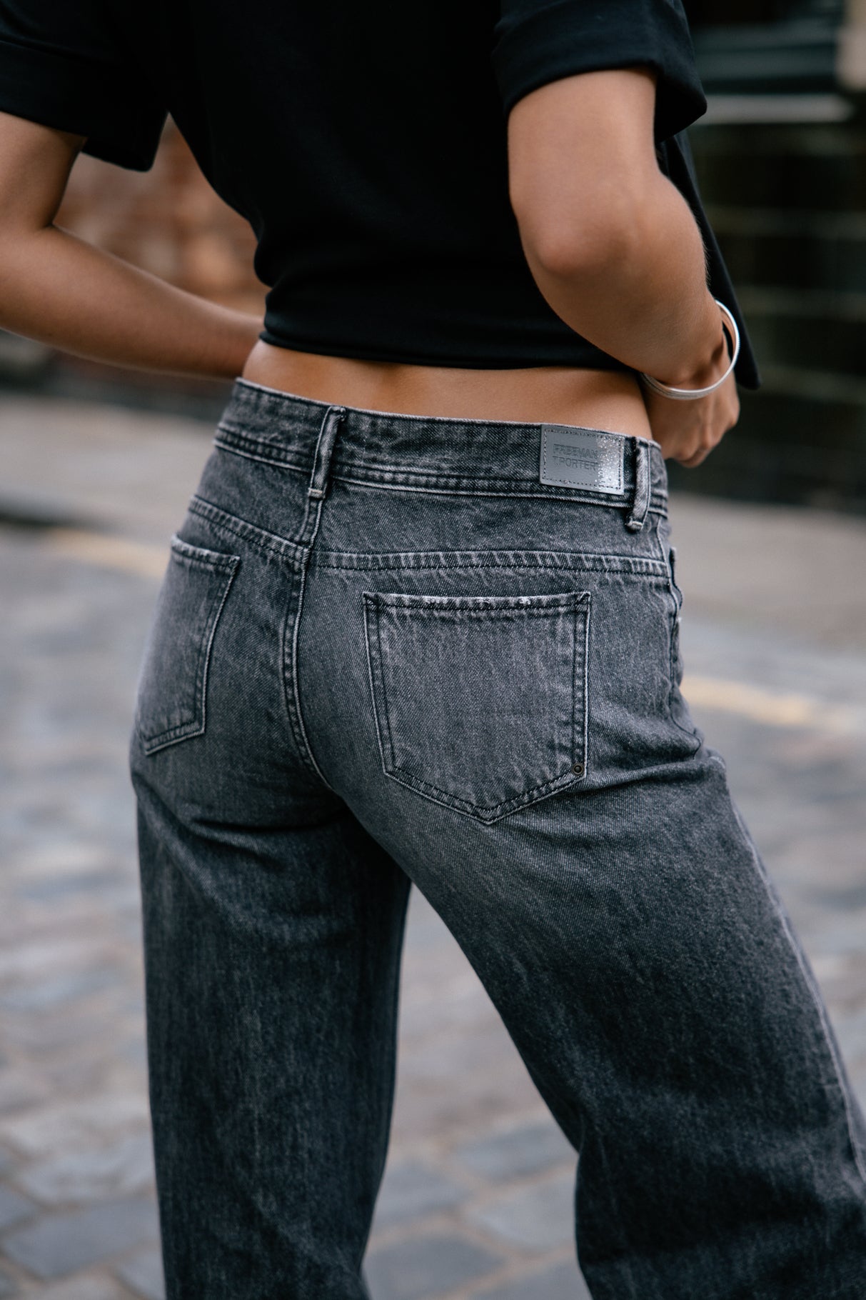 Jeans large taille basse Frau Agatha Denim seila | Freeman T. Porter